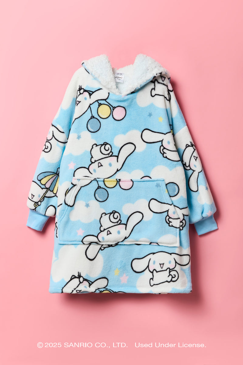 Cinnamoroll™ Girls Oversized Plush Blanket Hoodie