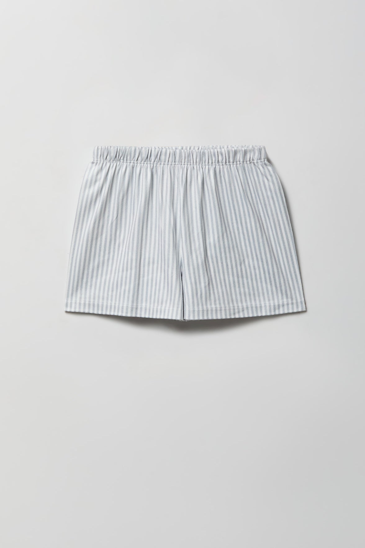 Alt View 4. Girls Graphic T-Shirt & Flannel Short Pajama Set - White