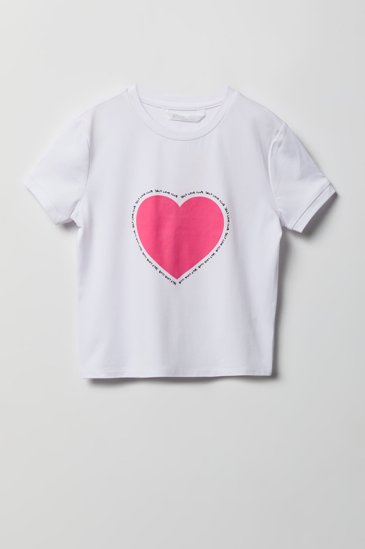 Alt View 2. Girls Graphic T-Shirt & Plush Short Pajama Set - Pink