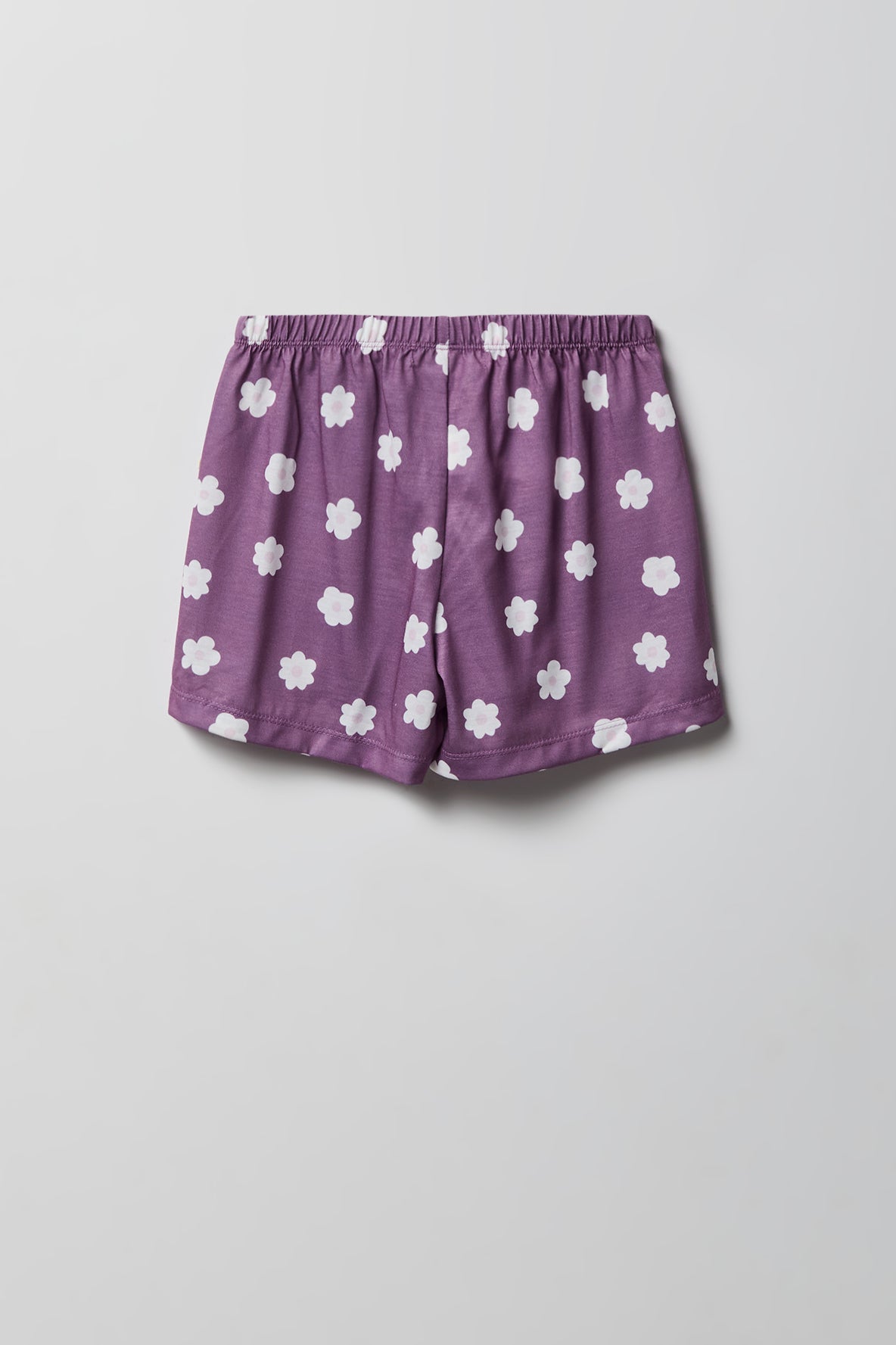 Alt View 5. Girls Boxy T-Shirt & Short Pajama Set - Heather Grey