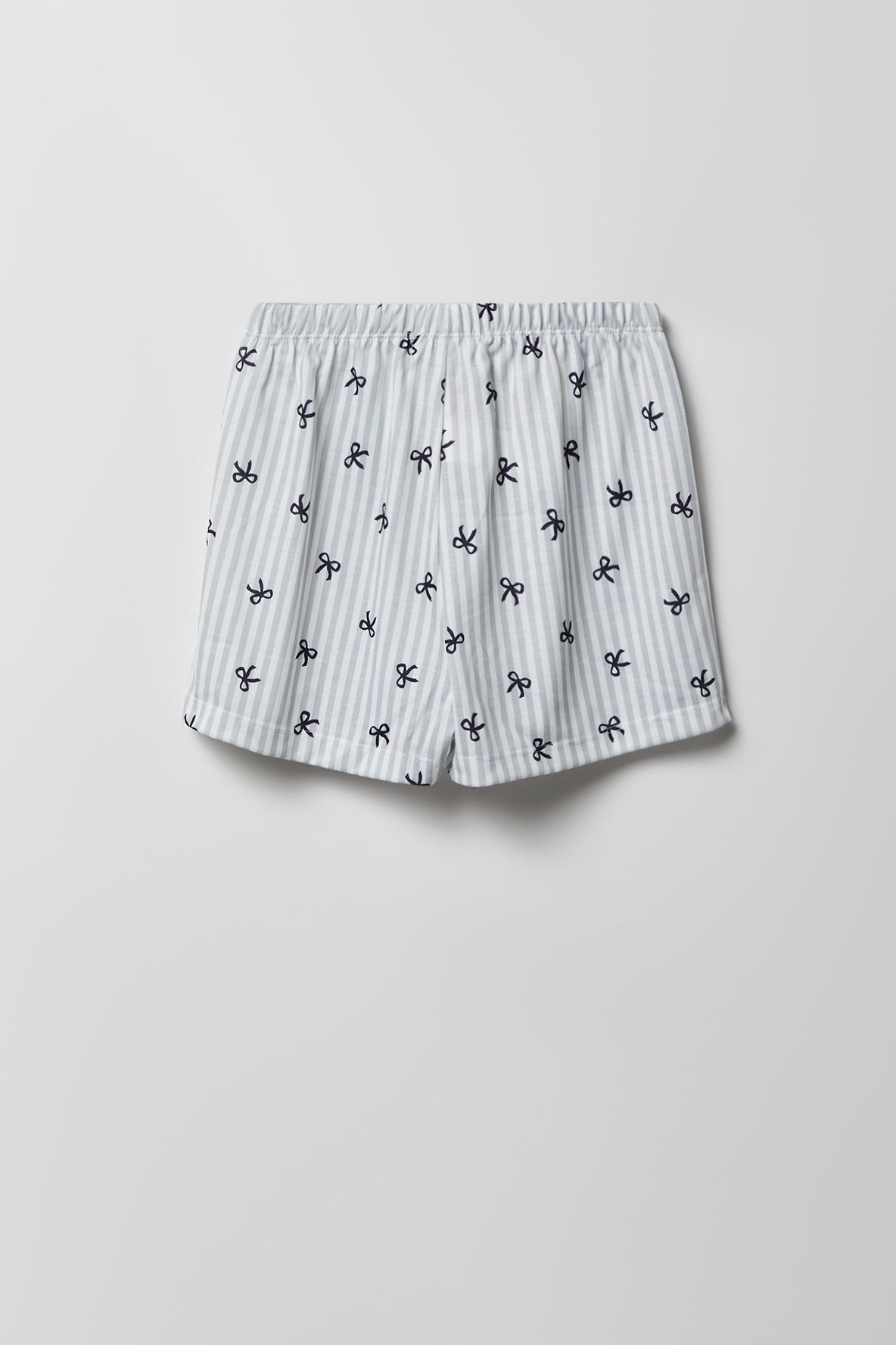 Alt View 5. Girls Boxy T-Shirt & Short Pajama Set - White
