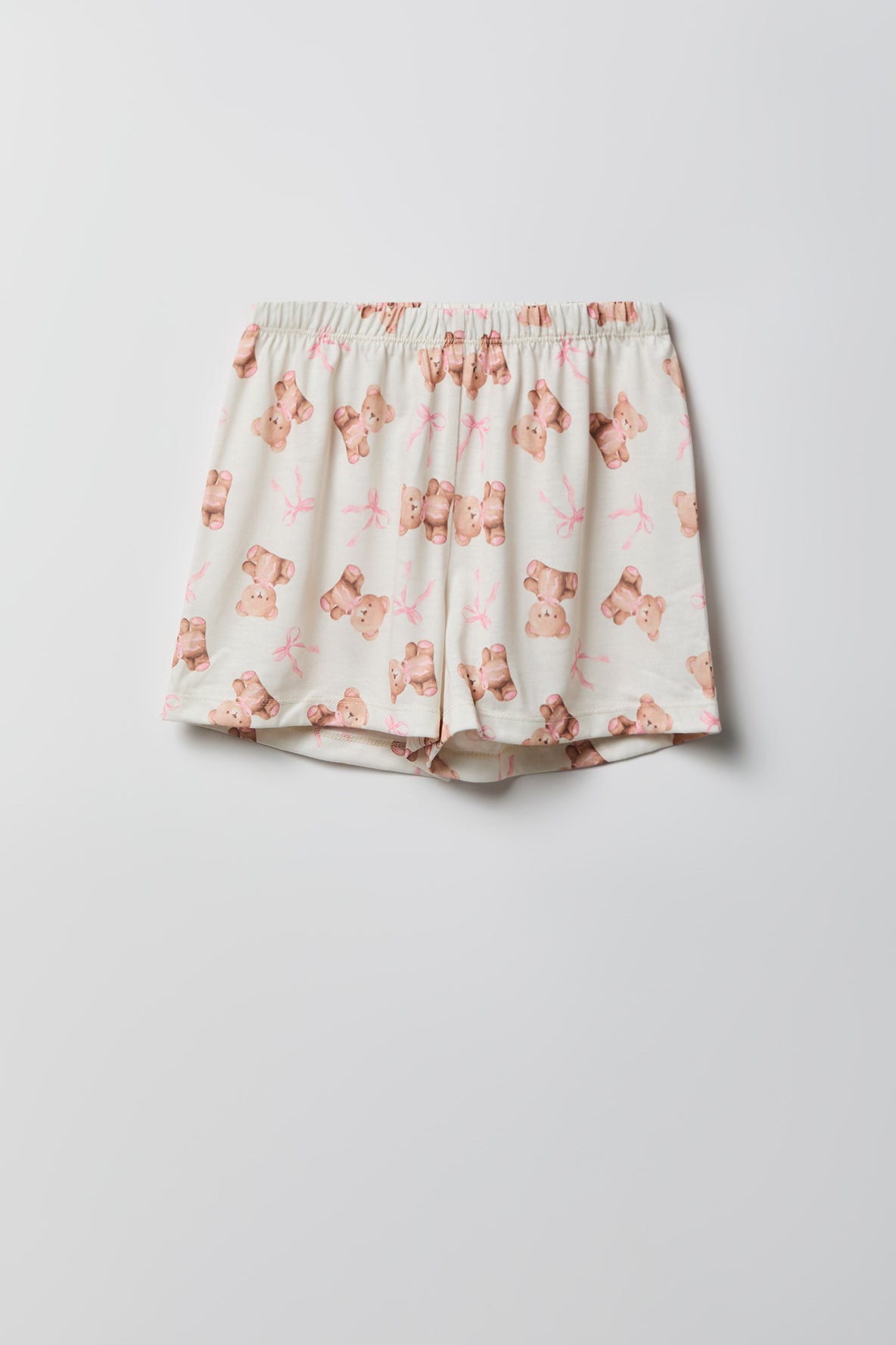 Alt View 4. Girls Boxy T-Shirt & Short Pajama Set - Pink
