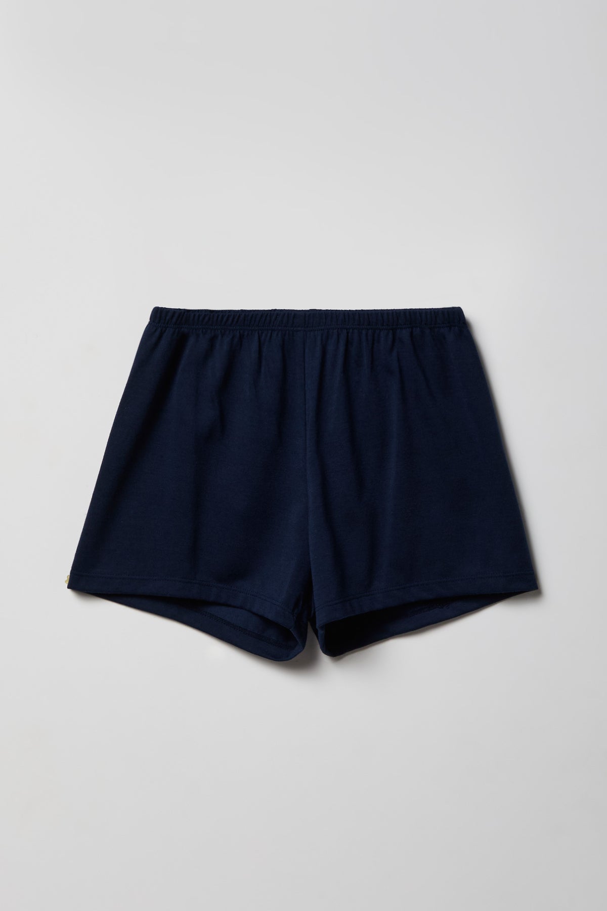 Alt View 4. Girls Button-Up Top & Short Pajama Set - Navy