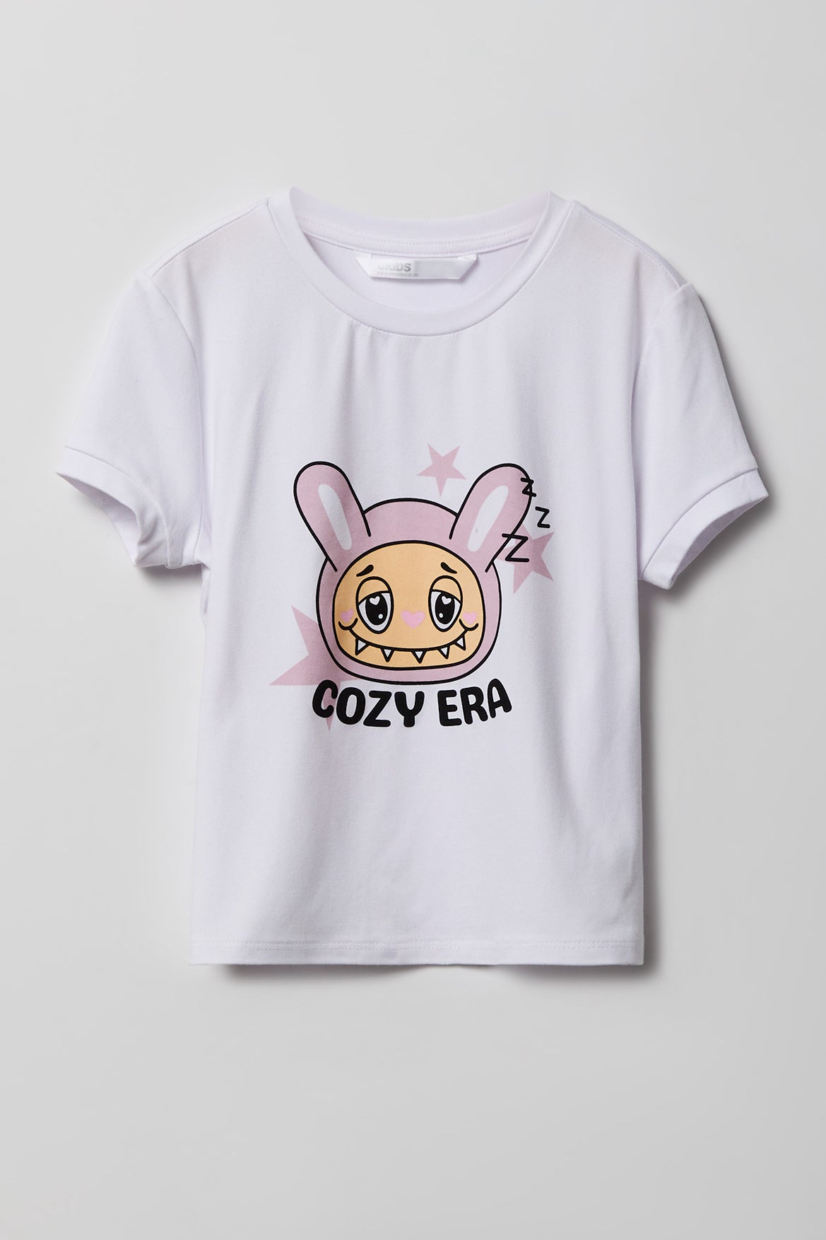 Vue alternative 2. Ensemble pyjama avec t-shirt imprimé et short en peluche pour fille