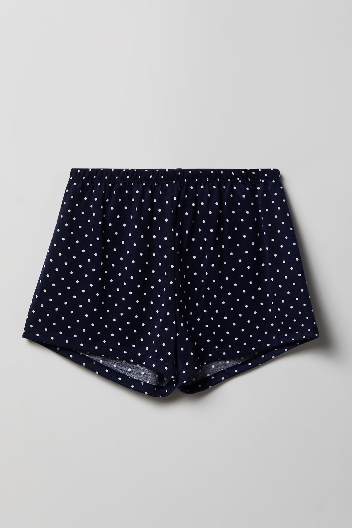 Alt View 4. Girls Button-Up Top & Short Pajama Set - Navy