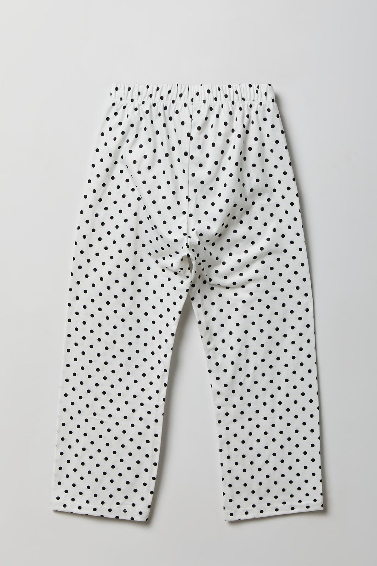 Alt View 5. Girls Ribbed Graphic Tank & Pajama Pant Set - Black