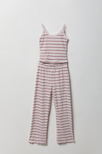 Ensemble pyjama avec ébardeur en pointelle et pantalon pour fille