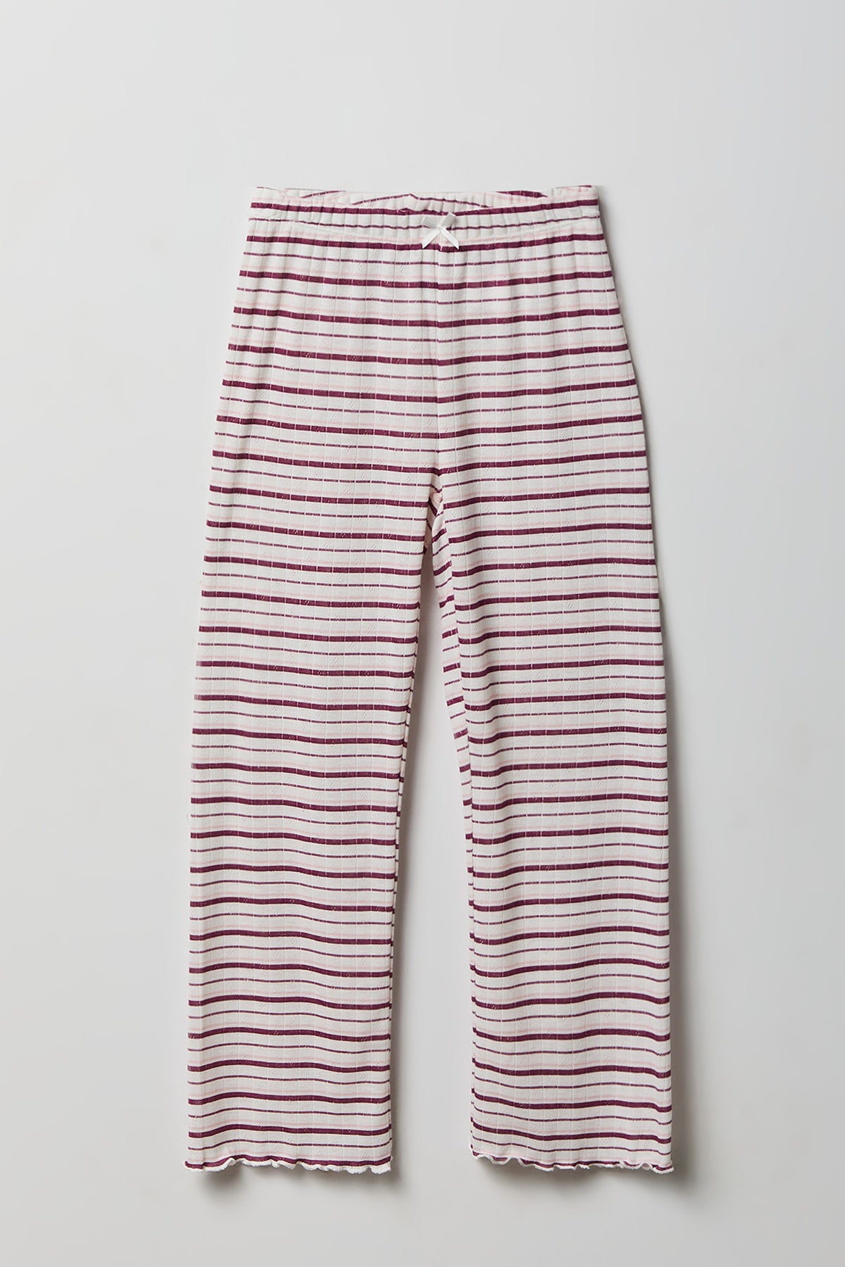 Vue alternative 4. Ensemble pyjama avec ébardeur en pointelle et pantalon pour fille