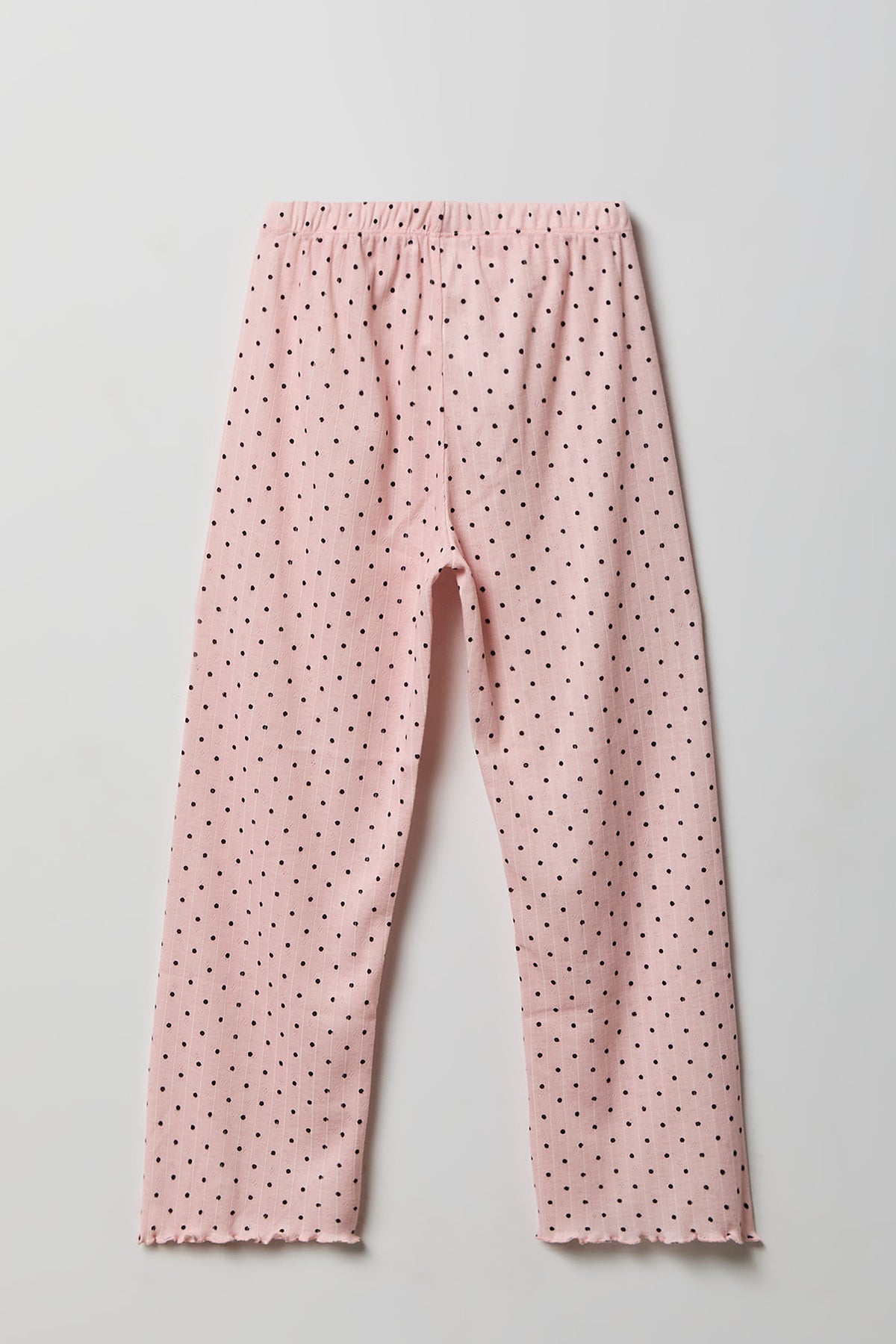 Vue alternative 5. Ensemble pyjama avec ébardeur en pointelle et pantalon pour fille