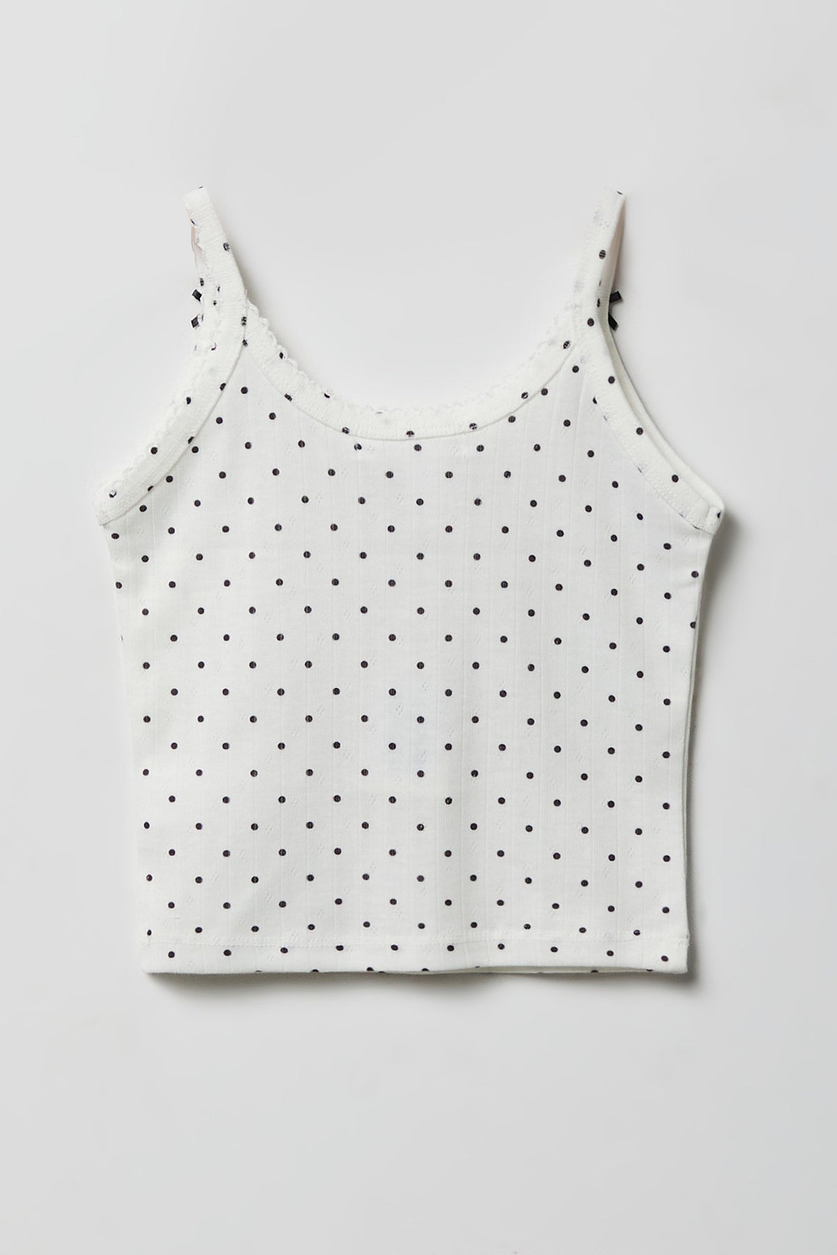 Vue alternative 3. Ensemble pyjama avec ébardeur en pointelle et pantalon pour fille