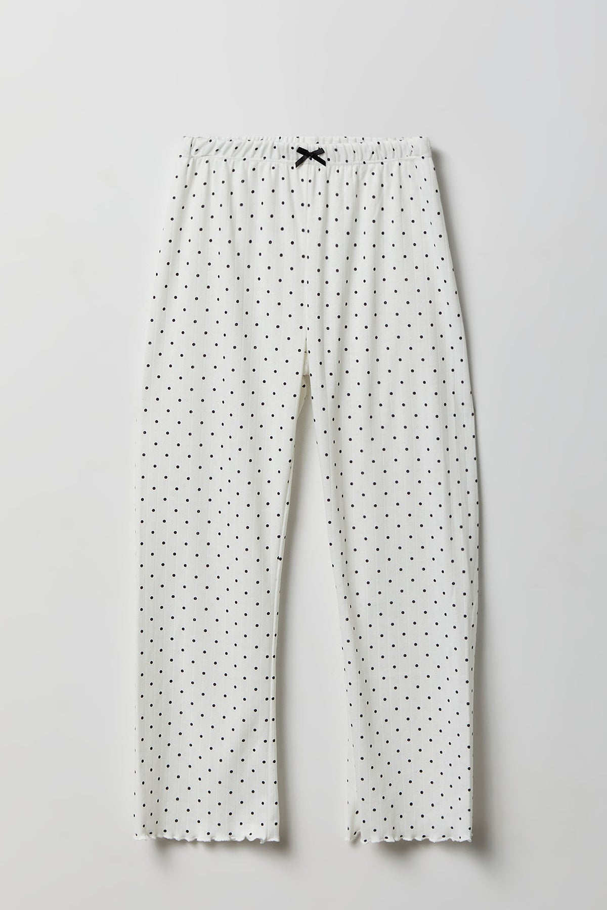 Vue alternative 4. Ensemble pyjama avec ébardeur en pointelle et pantalon pour fille