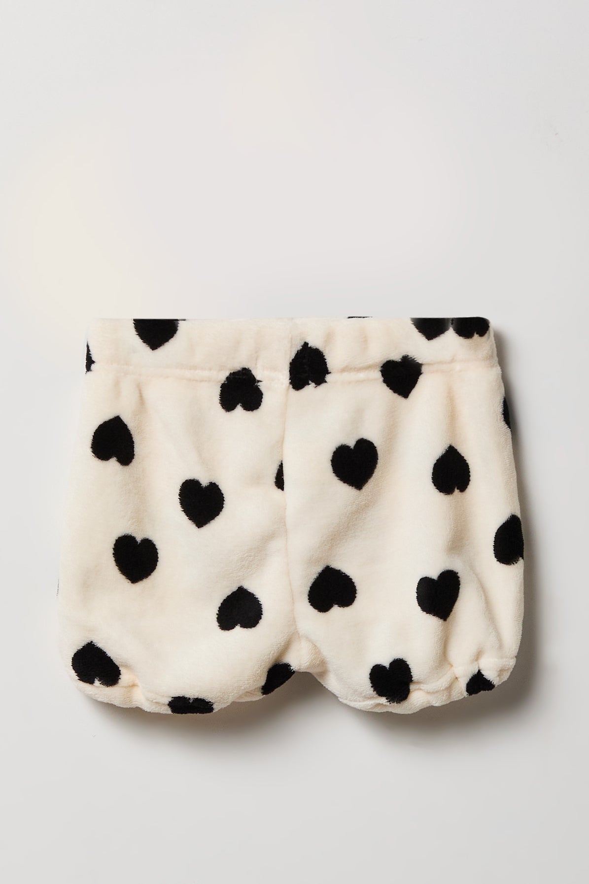 Vue alternative 5. Ensemble pyjama avec t-shirt imprimé et short en peluche pour fille