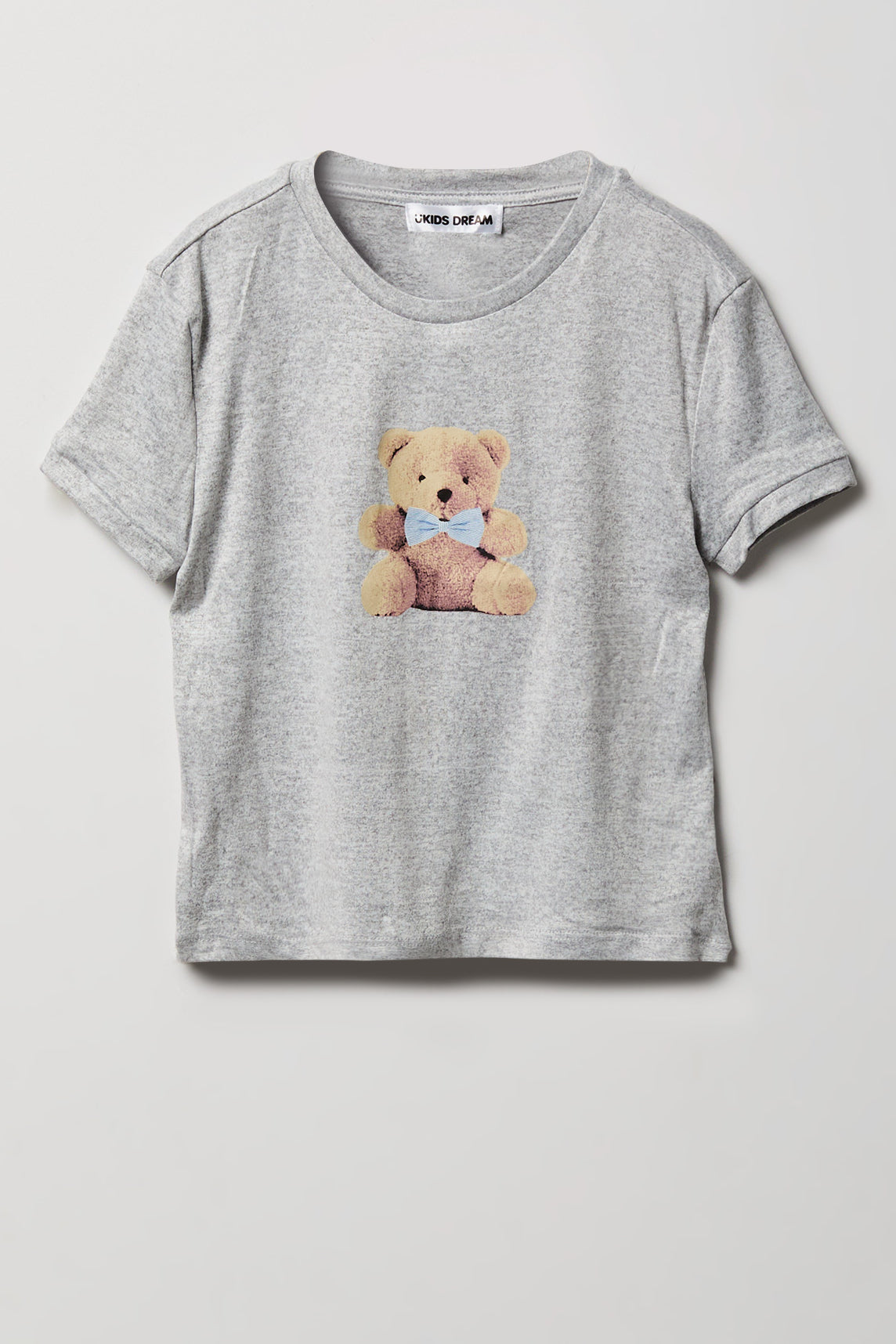 Vue alternative 2. Ensemble pyjama avec t-shirt imprimé et short en peluche pour fille
