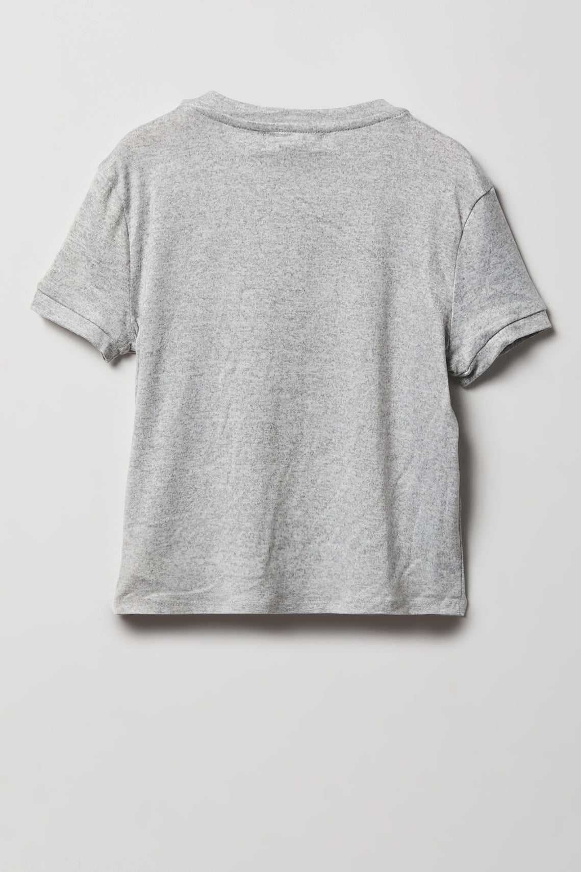 Vue alternative 3. Ensemble pyjama avec t-shirt imprimé et short en peluche pour fille