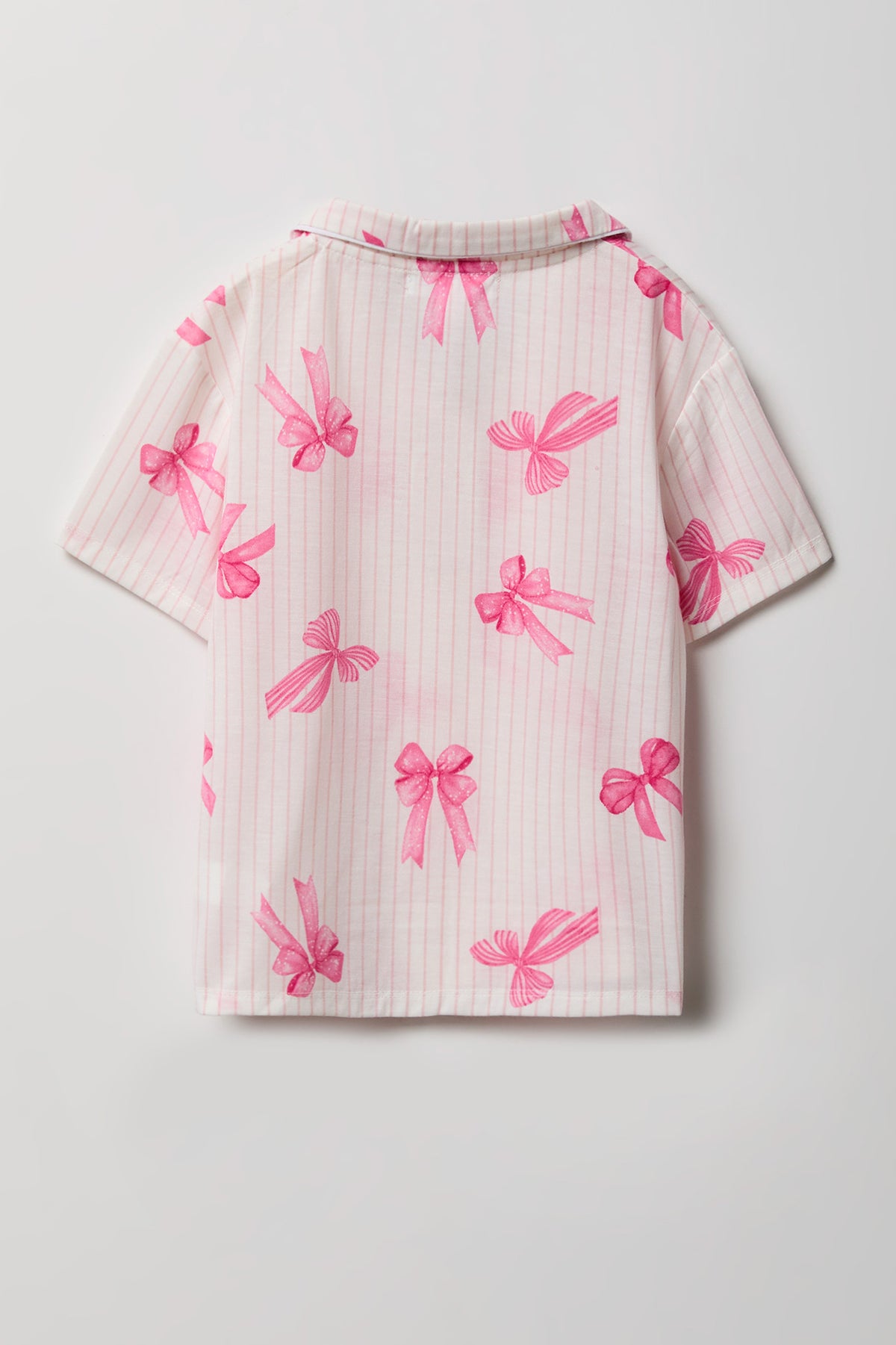 Vue alternative 3. Ensemble pyjama avec haut boutonné et short pour fille