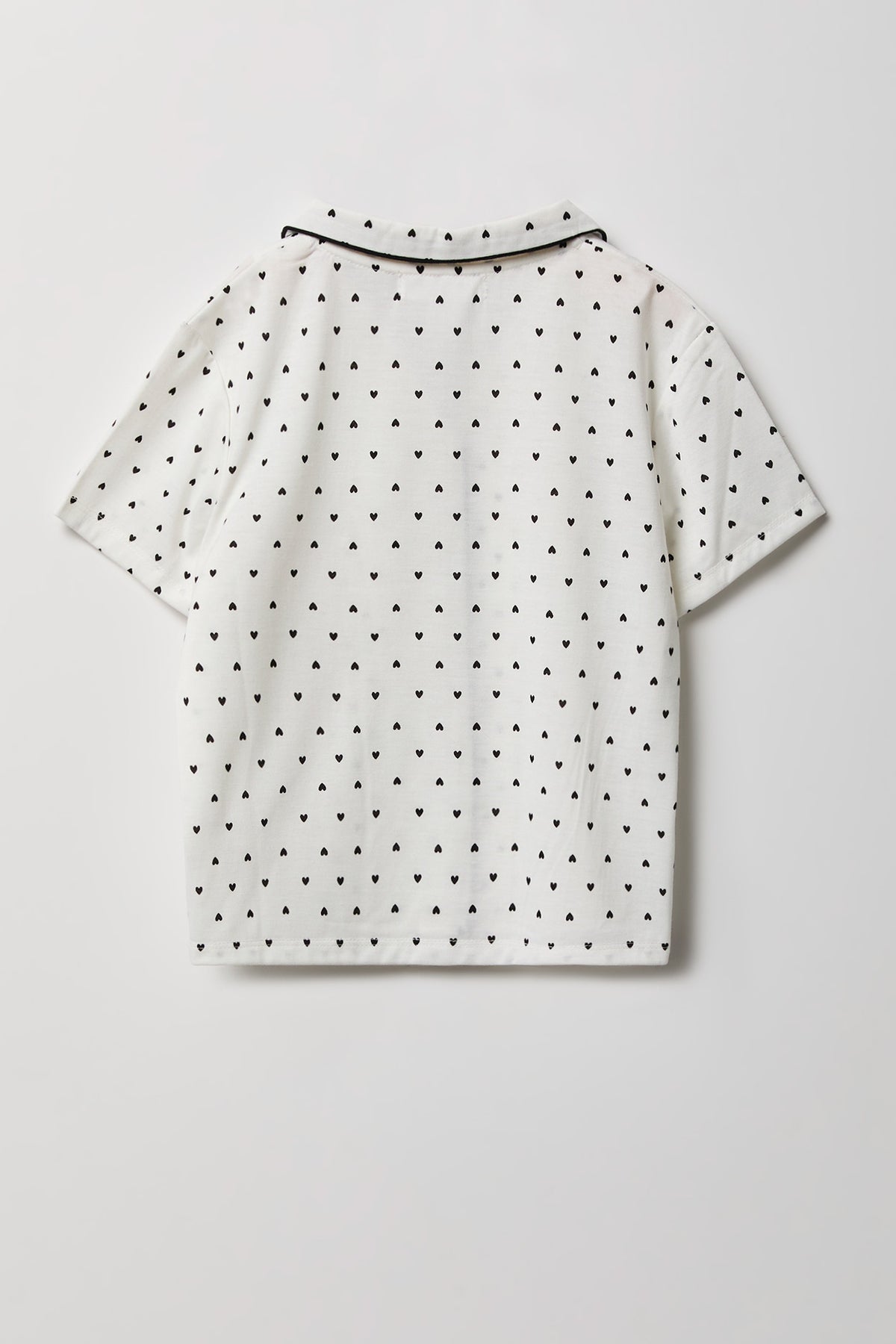 Vue alternative 3. Ensemble pyjama avec haut boutonné et short pour fille
