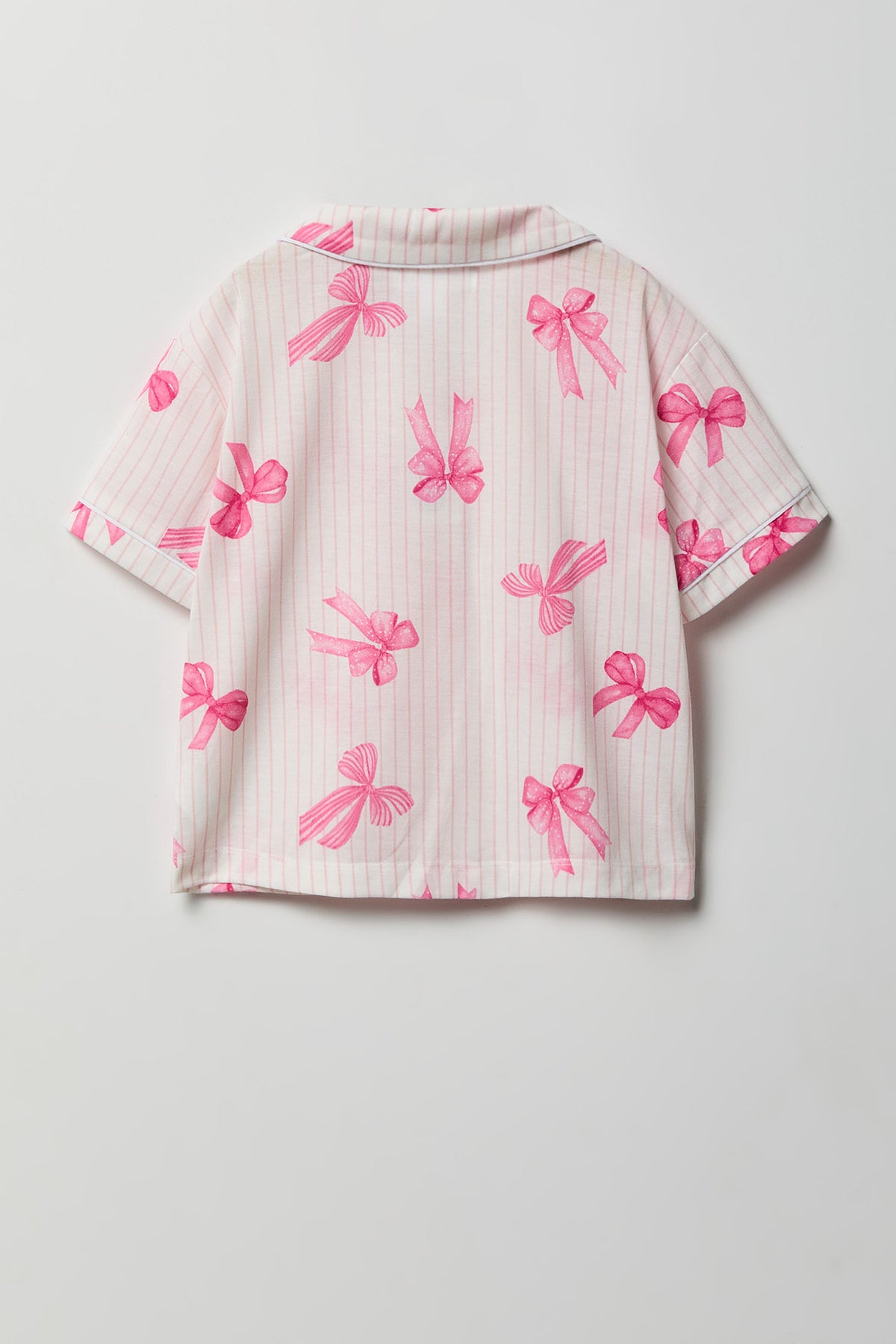 Vue alternative 3. Ensemble pyjama avec haut boutonné et pantalon pour fille