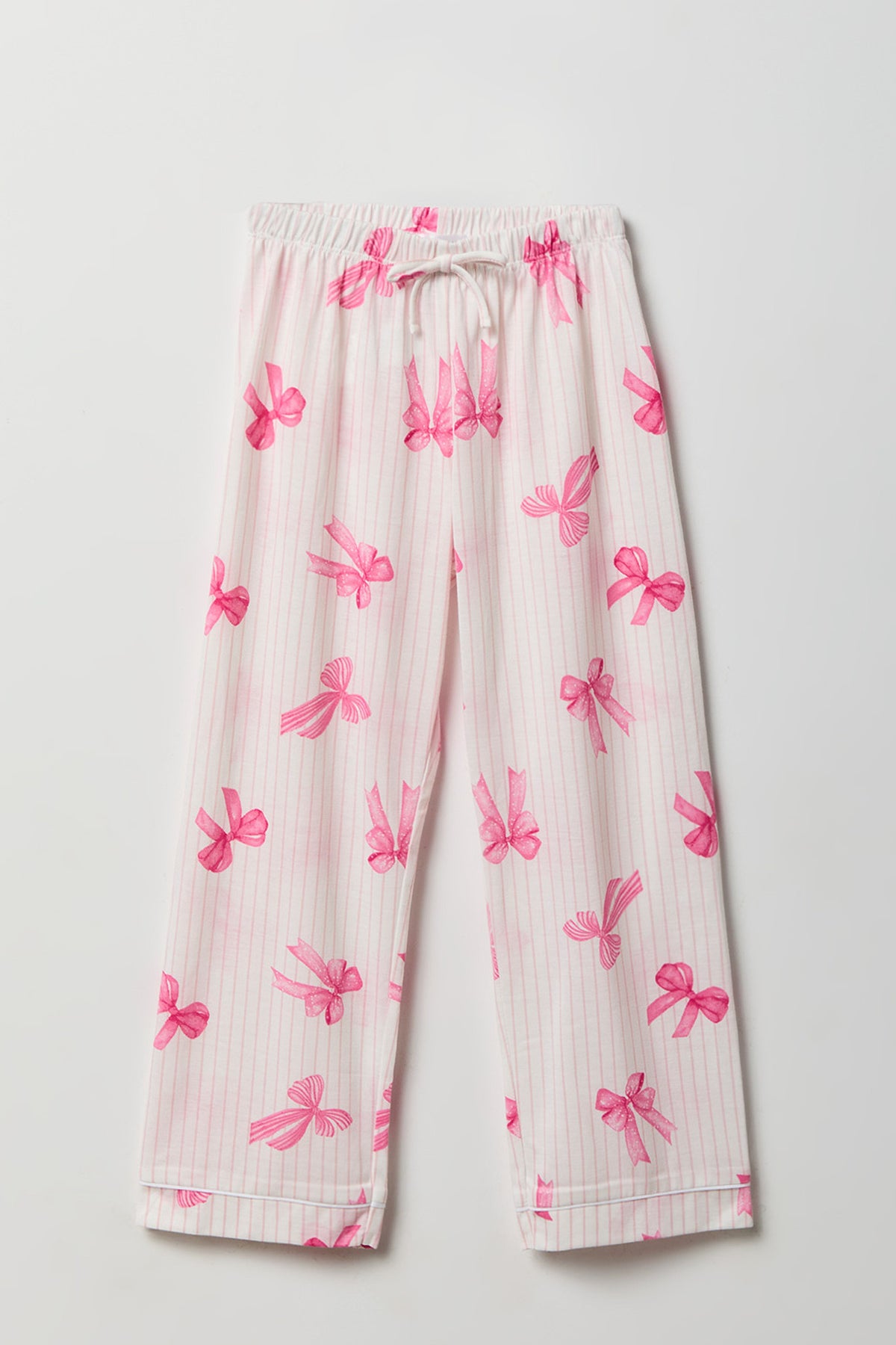 Vue alternative 4. Ensemble pyjama avec haut boutonné et pantalon pour fille