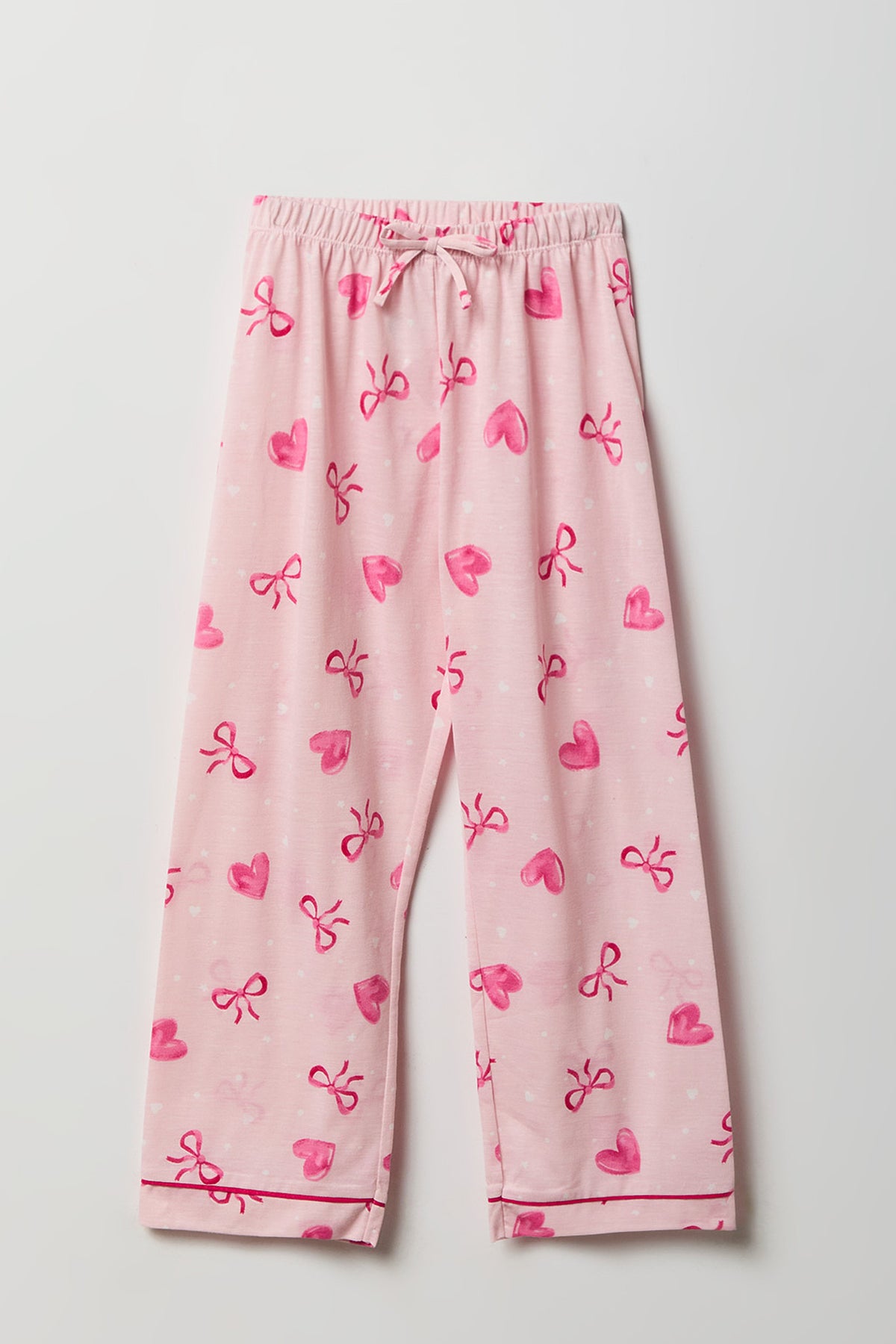 Vue alternative 4. Ensemble pyjama avec haut boutonné et pantalon pour fille