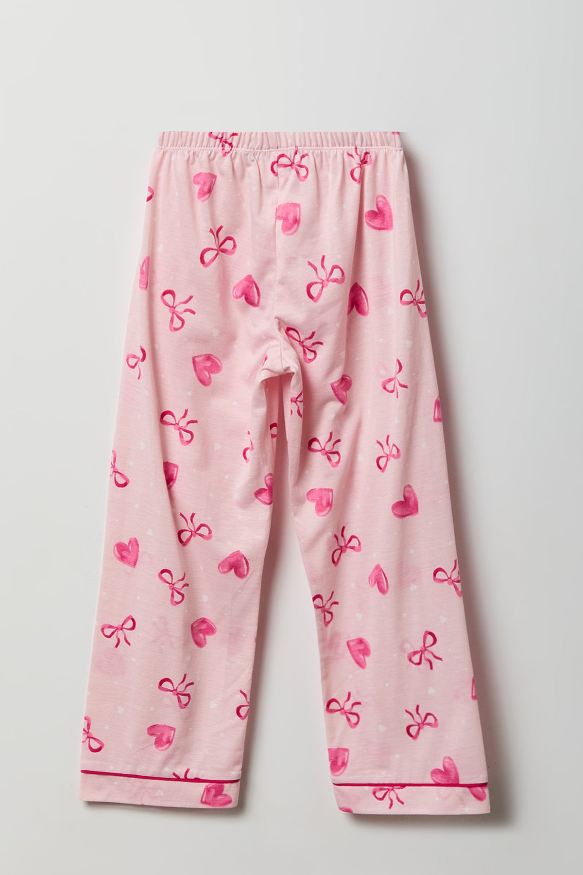 Vue alternative 5. Ensemble pyjama avec haut boutonné et pantalon pour fille