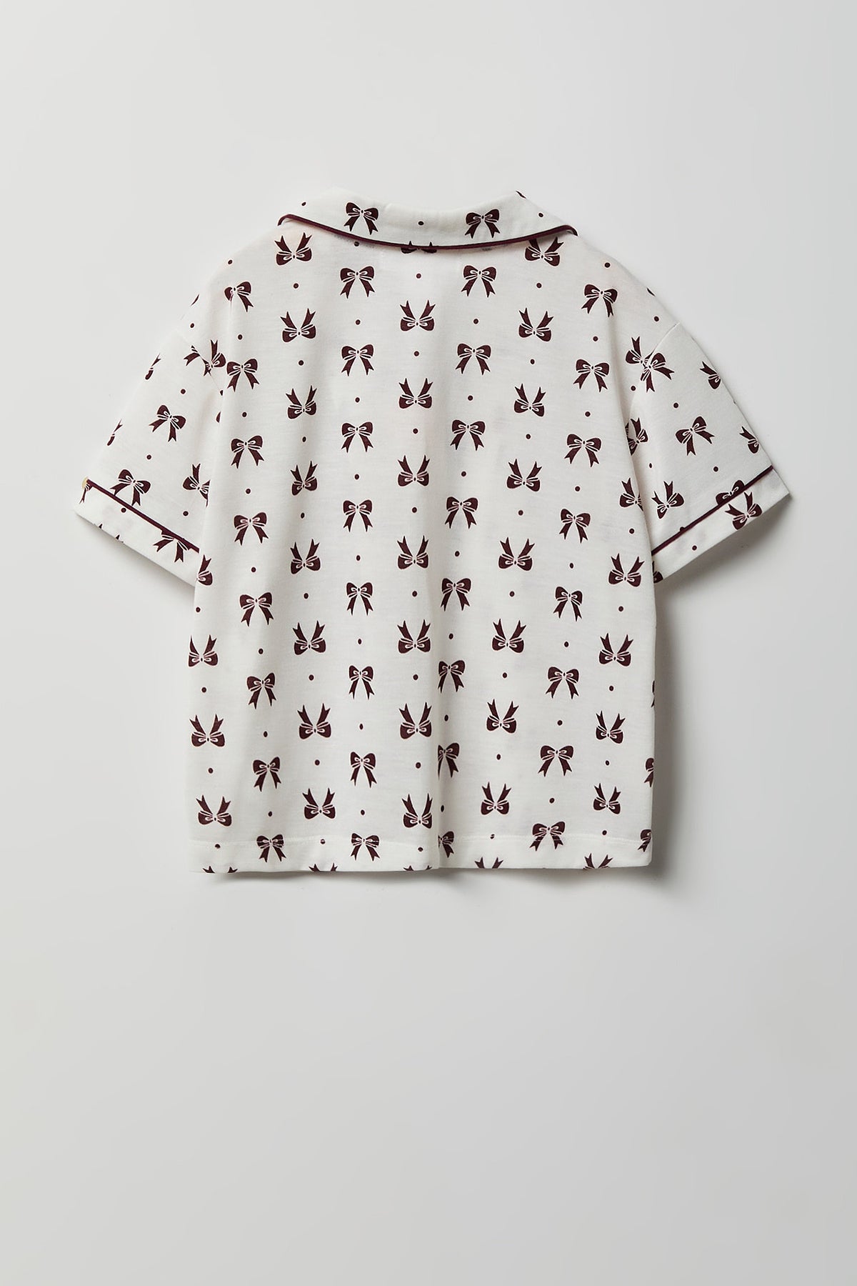 Vue alternative 3. Ensemble pyjama avec haut boutonné et pantalon pour fille