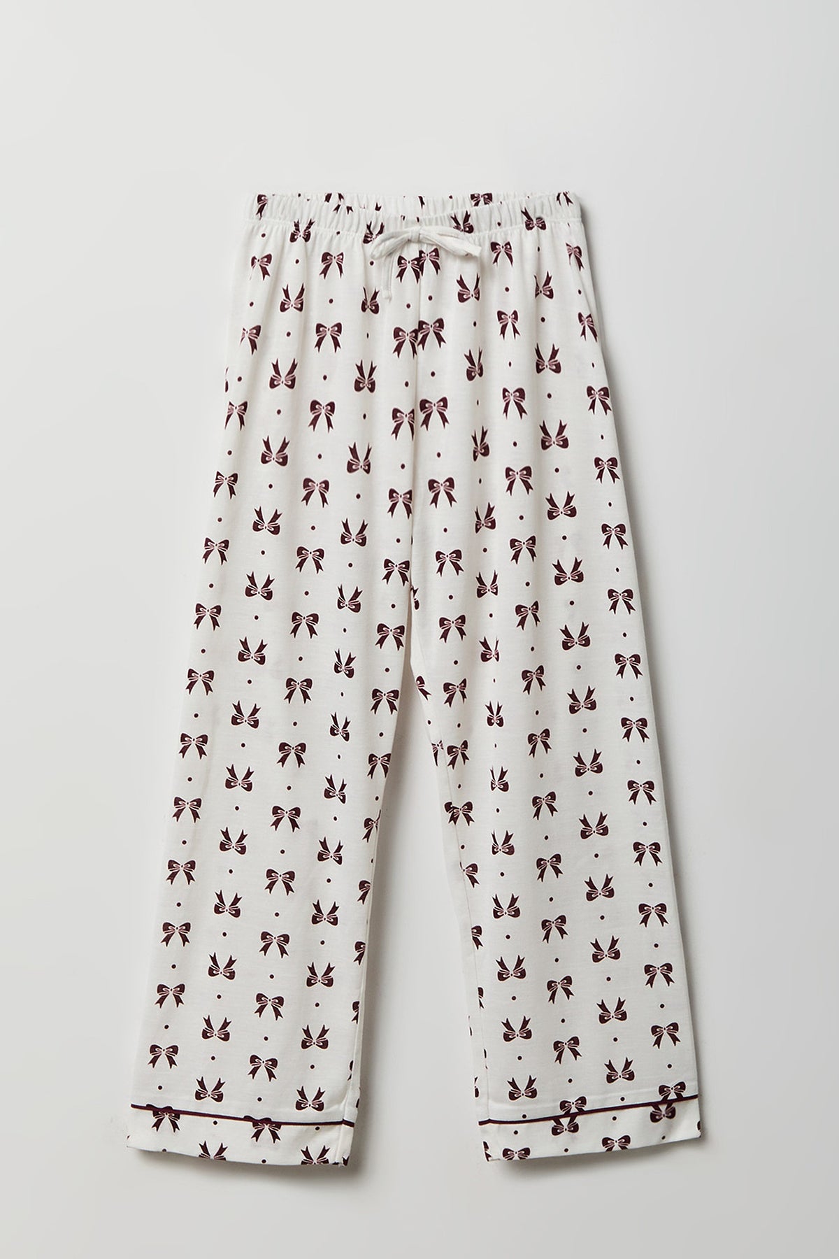 Vue alternative 4. Ensemble pyjama avec haut boutonné et pantalon pour fille