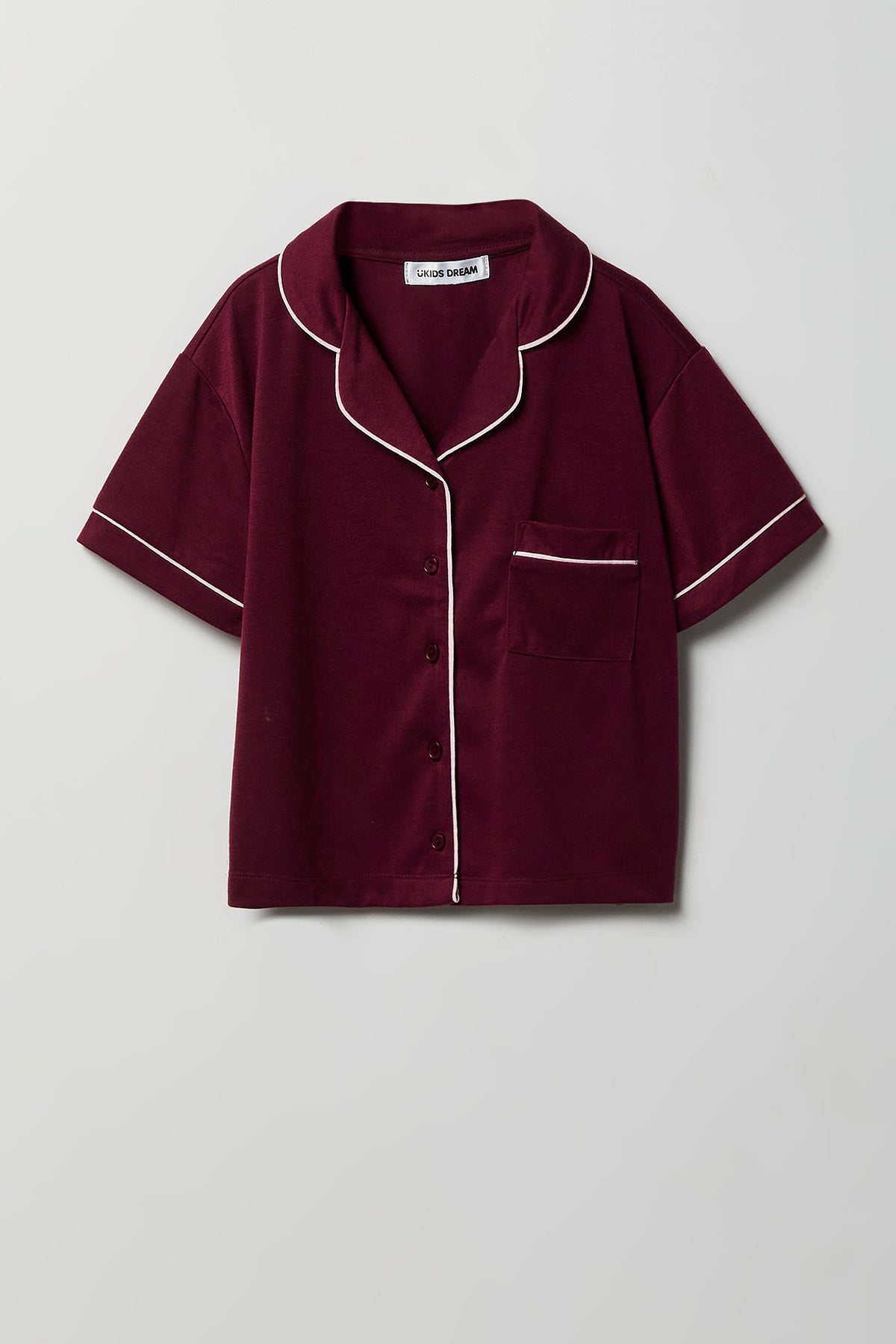 Vue alternative 2. Ensemble pyjama avec haut boutonné et pantalon pour fille
