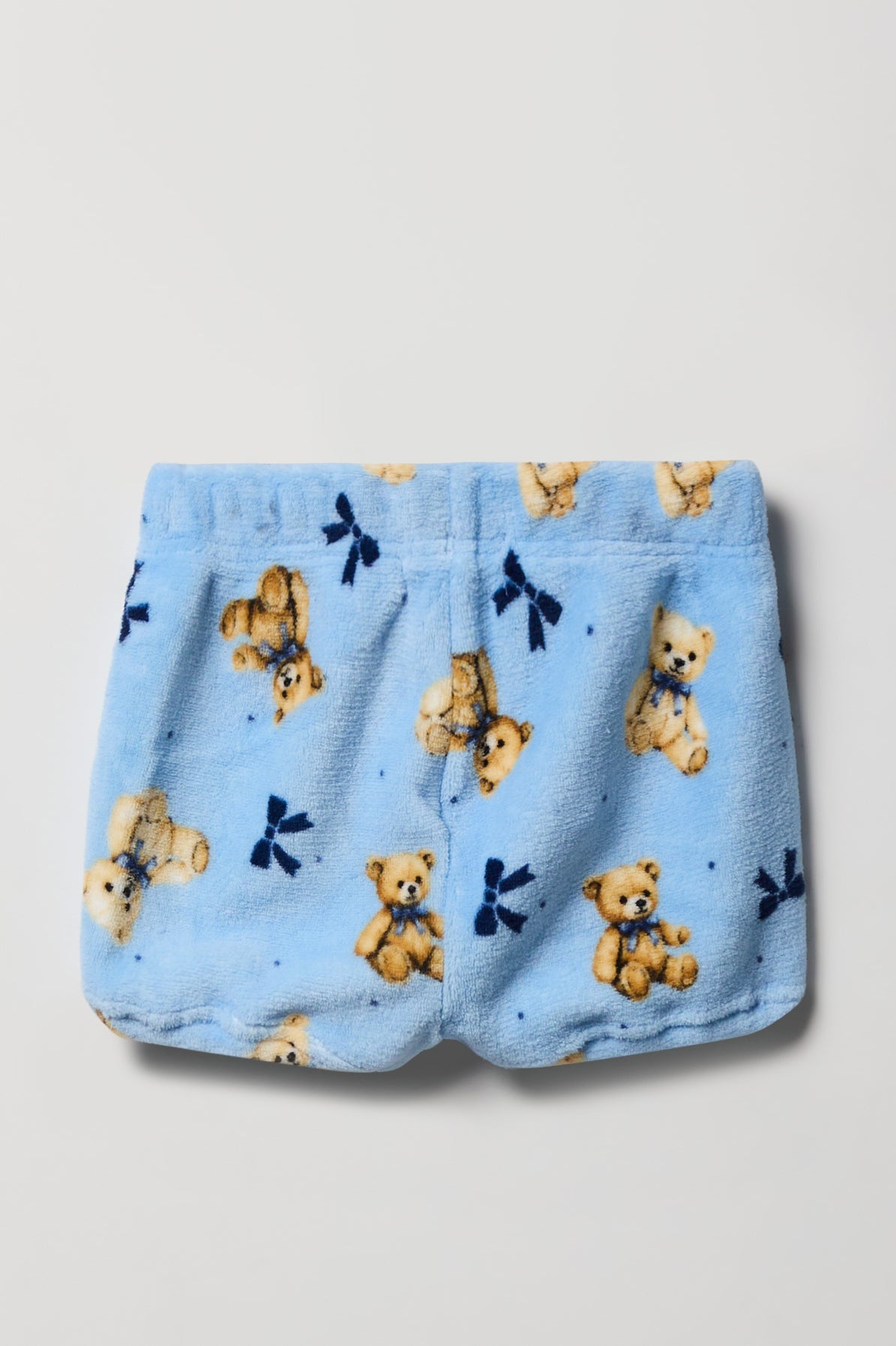 Alt View 5. Girls Graphic T-Shirt & Plush Short Pajama Set - Blue