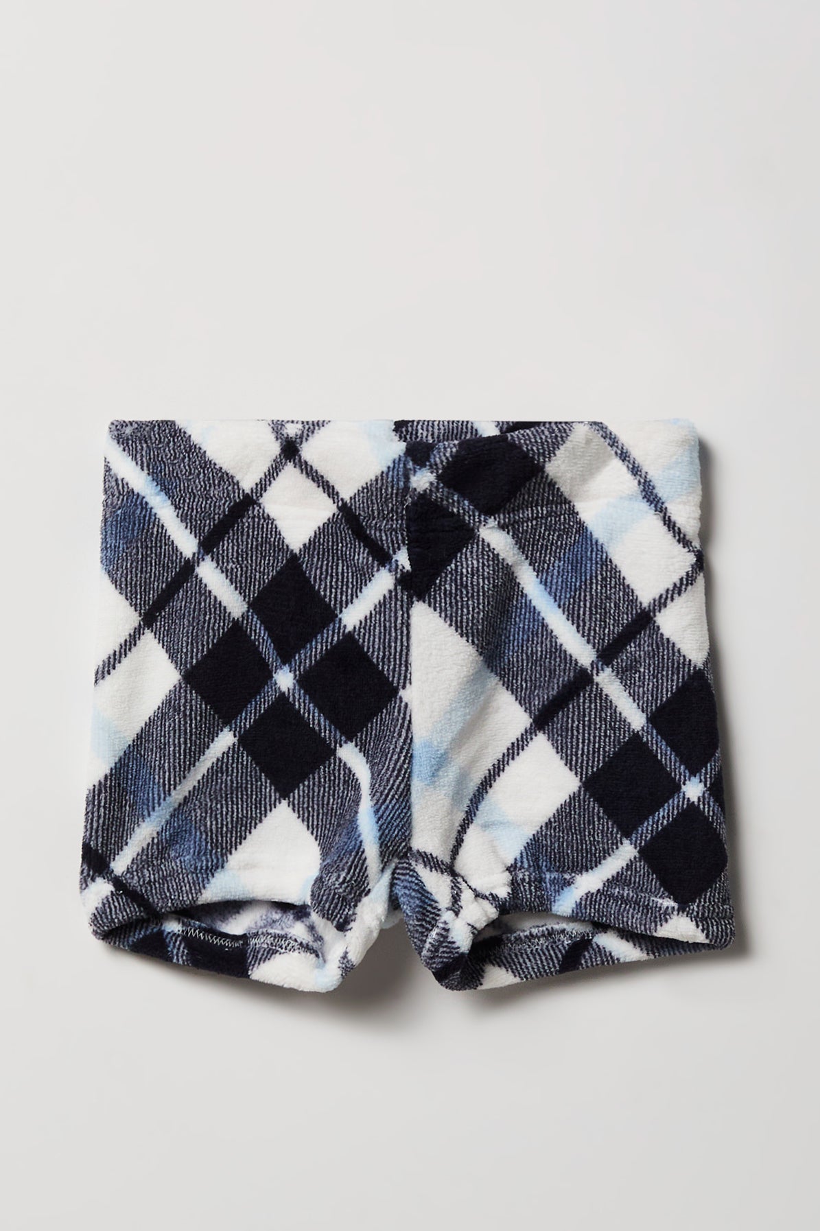 Vue alternative 4. Ensemble pyjama avec t-shirt imprimé et short en peluche pour fille