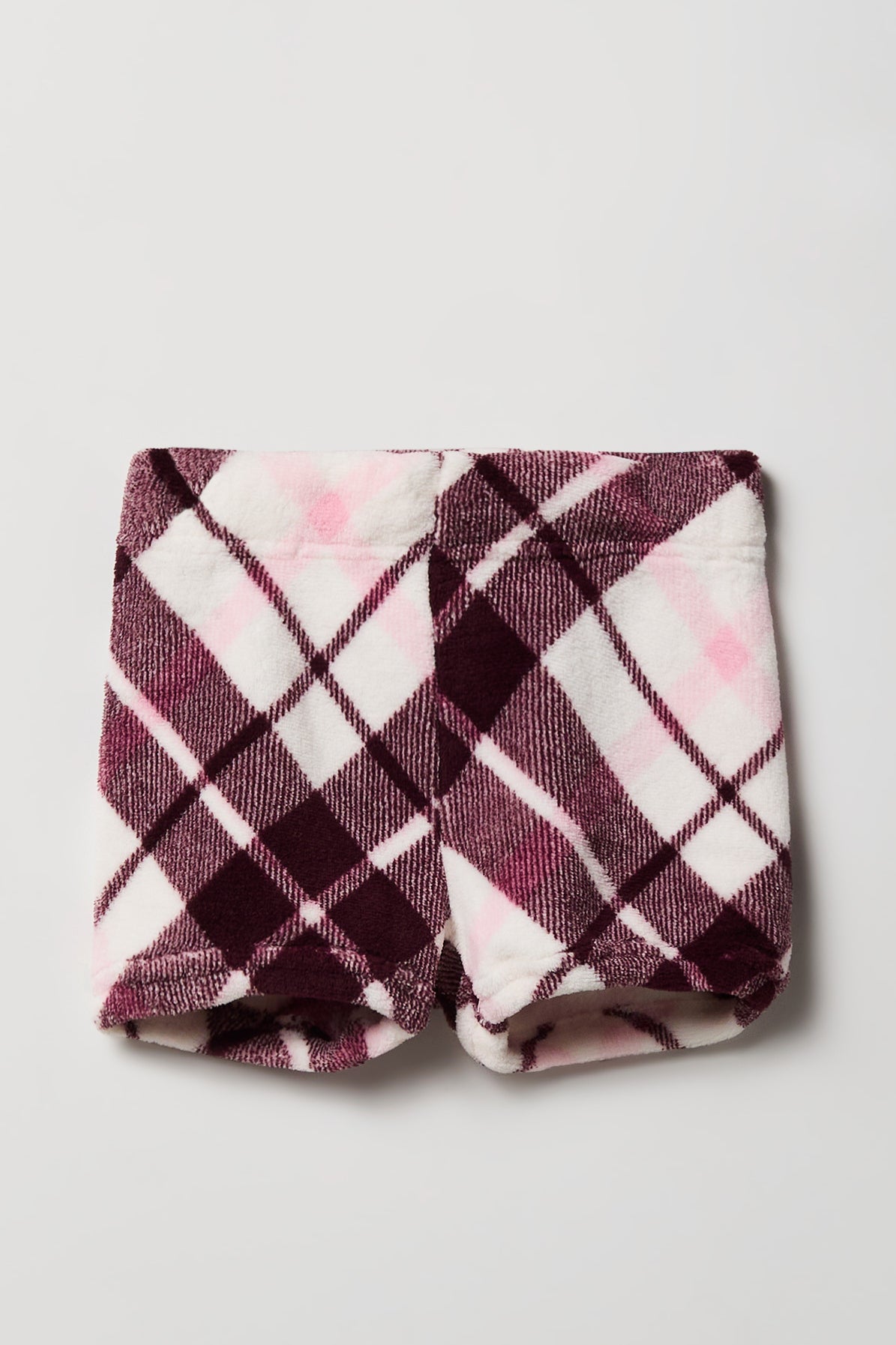 Vue alternative 4. Ensemble pyjama avec t-shirt imprimé et short en peluche pour fille