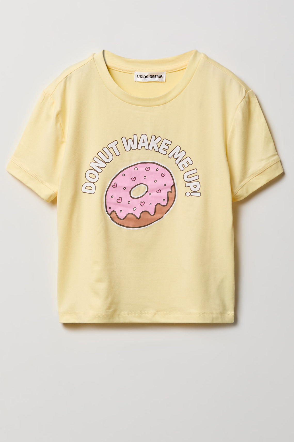Vue alternative 2. Ensemble pyjama avec t-shirt imprimé et pantalon en peluche pour fille
