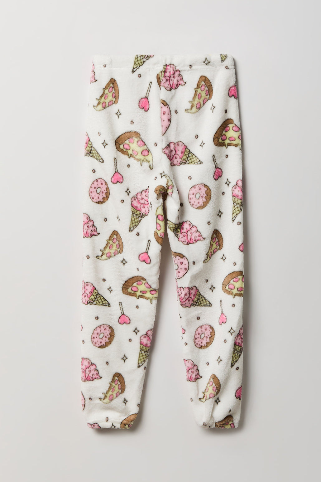Vue alternative 5. Ensemble pyjama avec t-shirt imprimé et pantalon en peluche pour fille