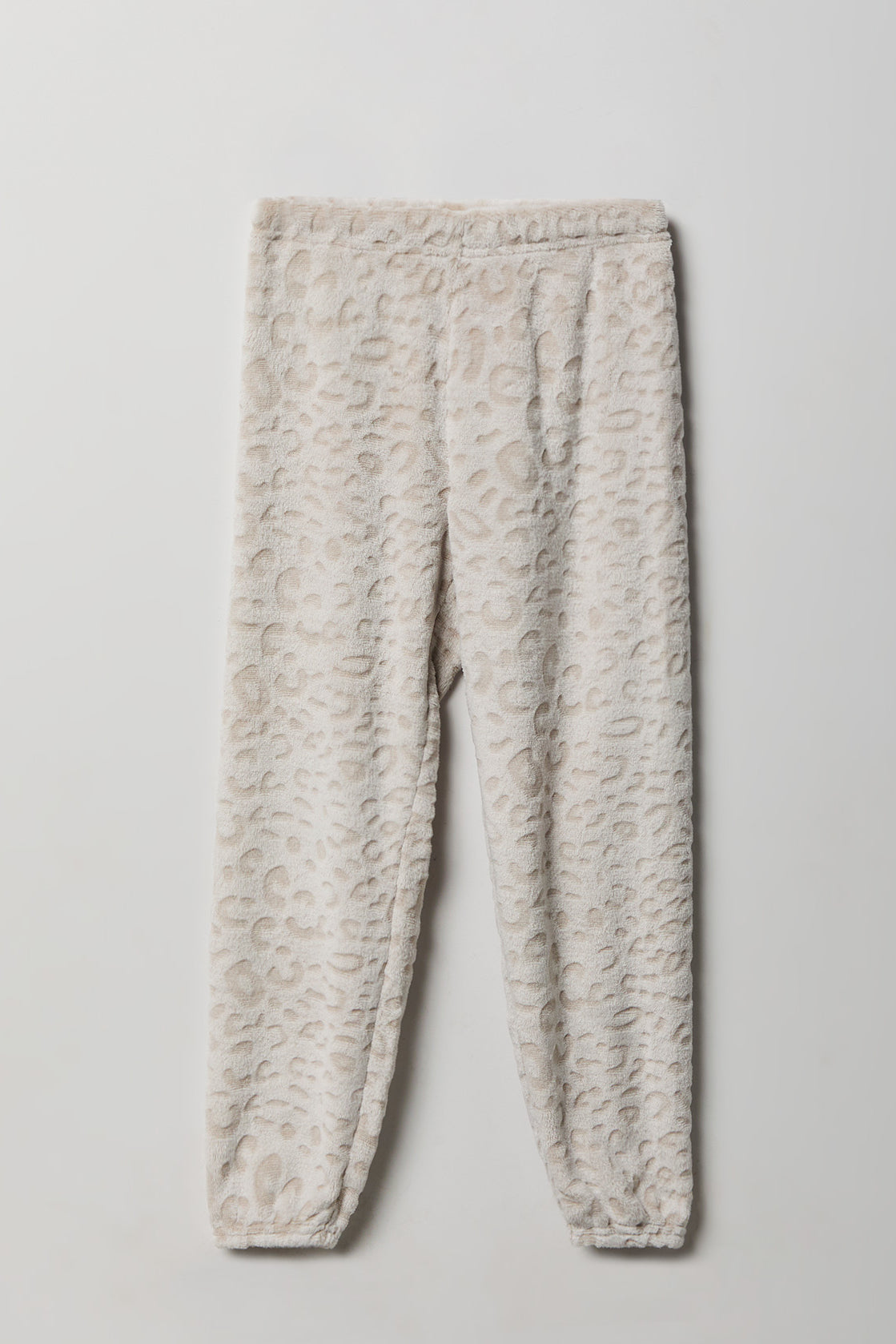 Girls Plush Pajama Pant - Leopard