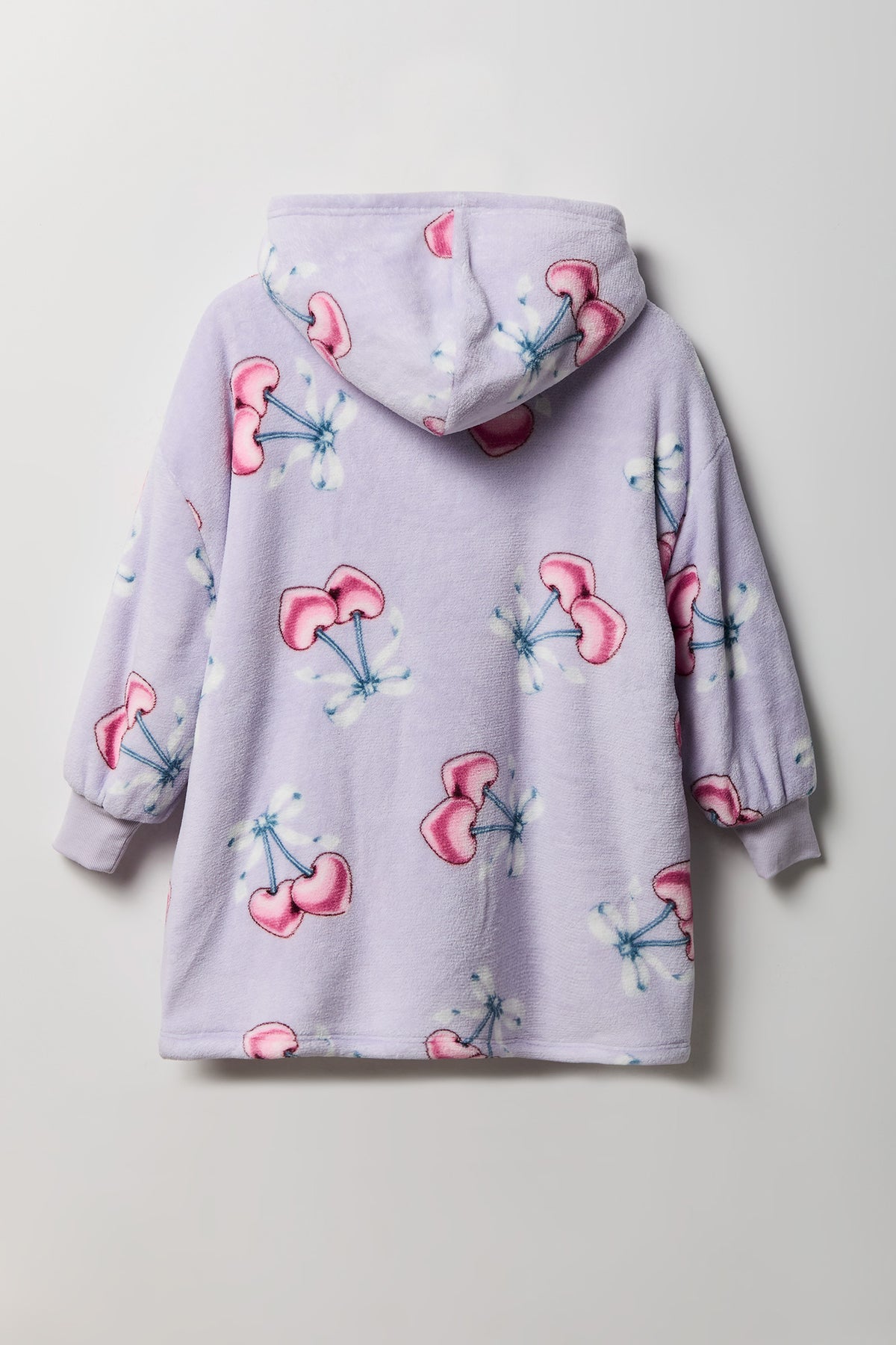 Vue alternative 2. Couverture surdimensionnée à capuchon pour fille
