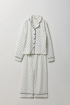 Girls Button-Up Long Sleeve Top & Pant Pajama Set