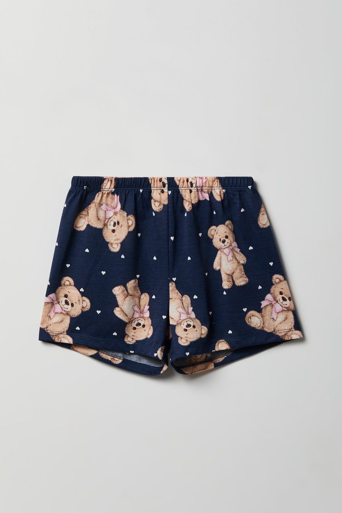 Vue alternative 4. Ensemble pyjama avec haut boutonné et short pour fille