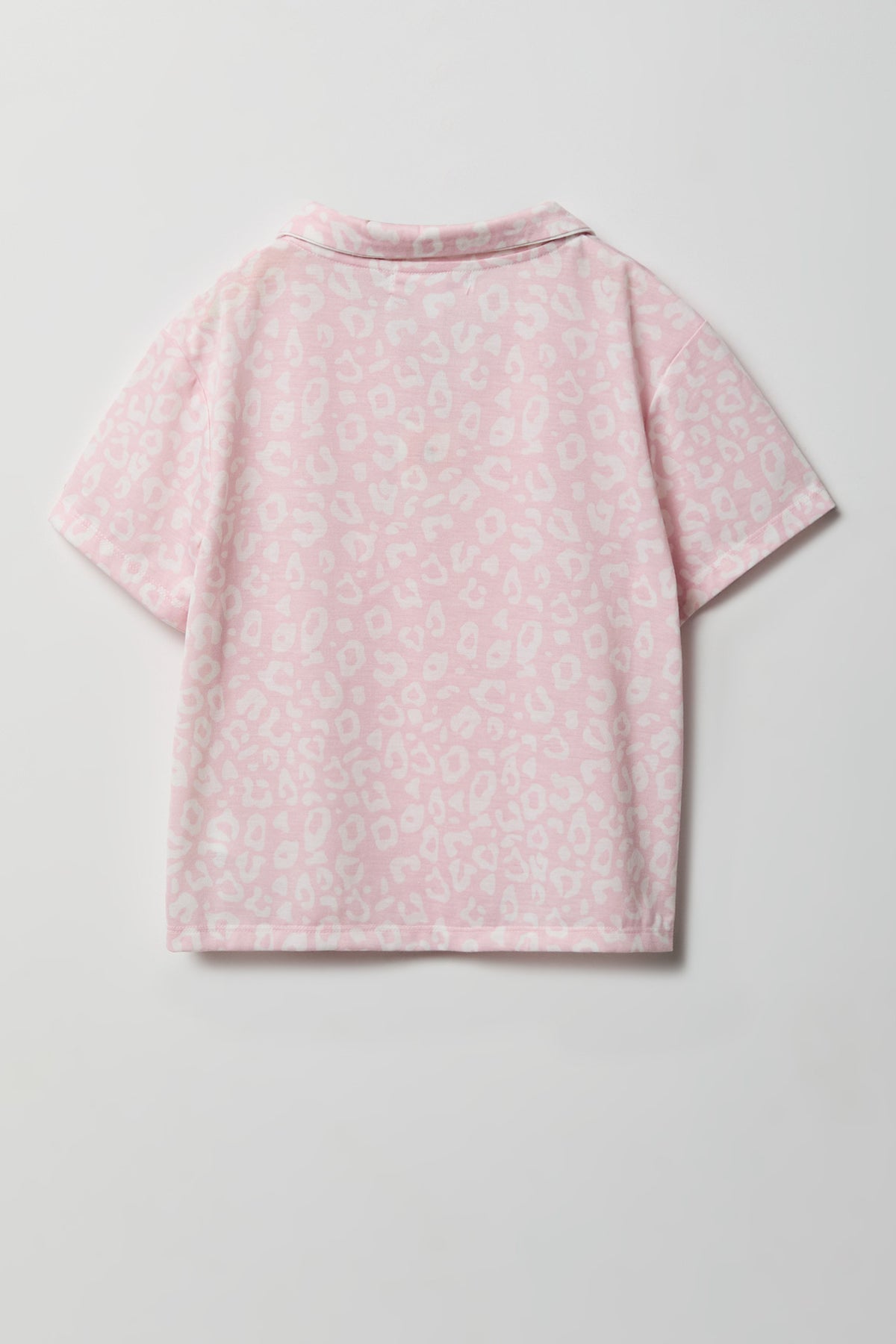 Vue alternative 3. Ensemble pyjama avec haut boutonné et short pour fille