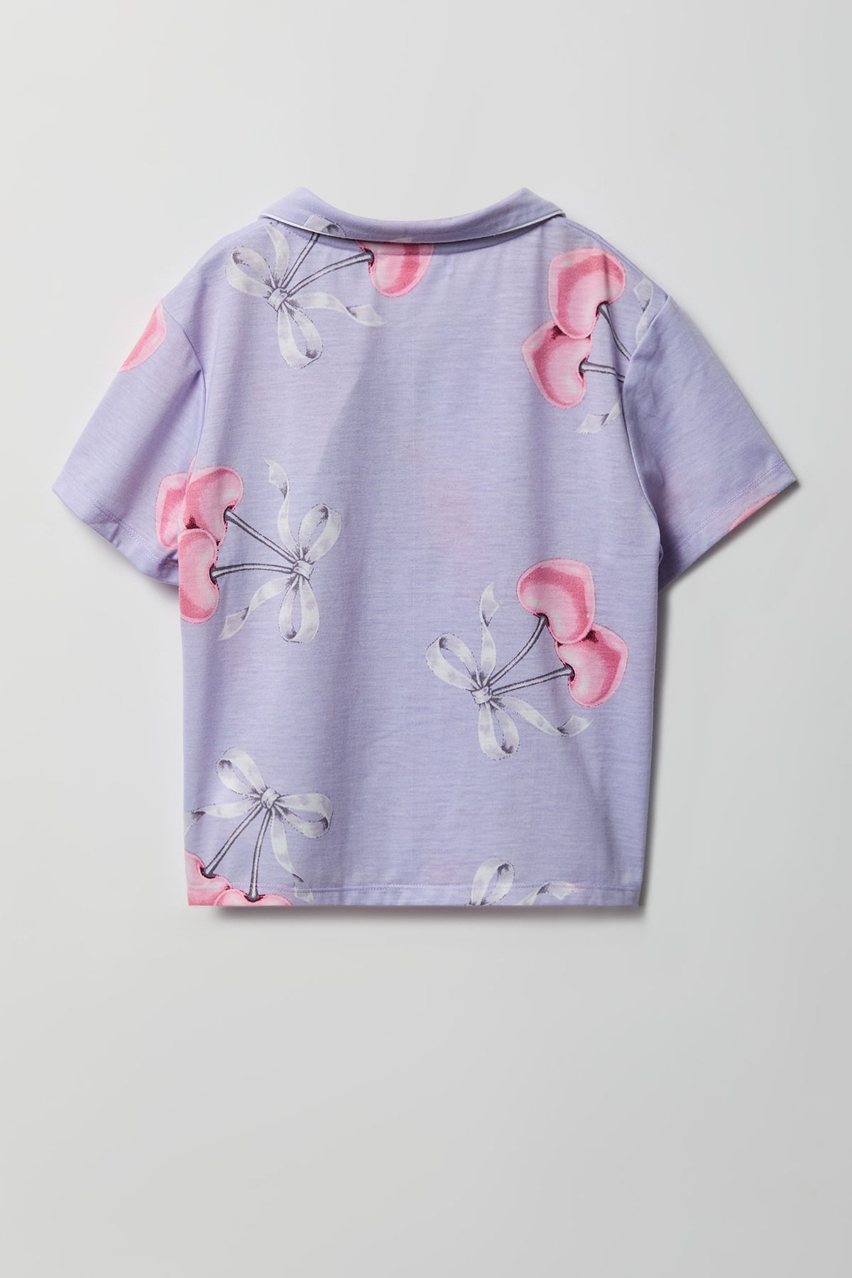 Vue alternative 3. Ensemble pyjama avec haut boutonné et short pour fille