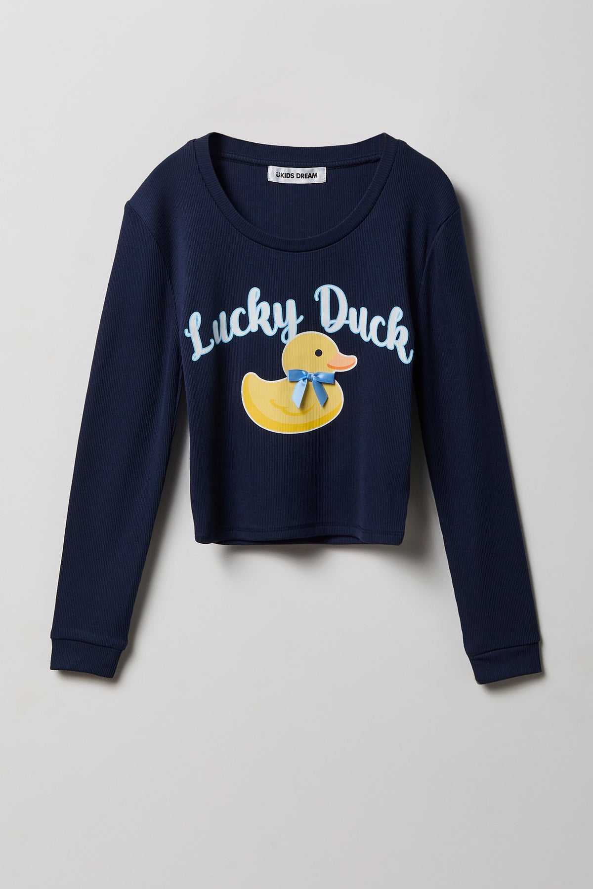 Vue alternative 2. Ensemble pyjama avec haut à manches longues en flanelle et pantalon imprimé pour fille