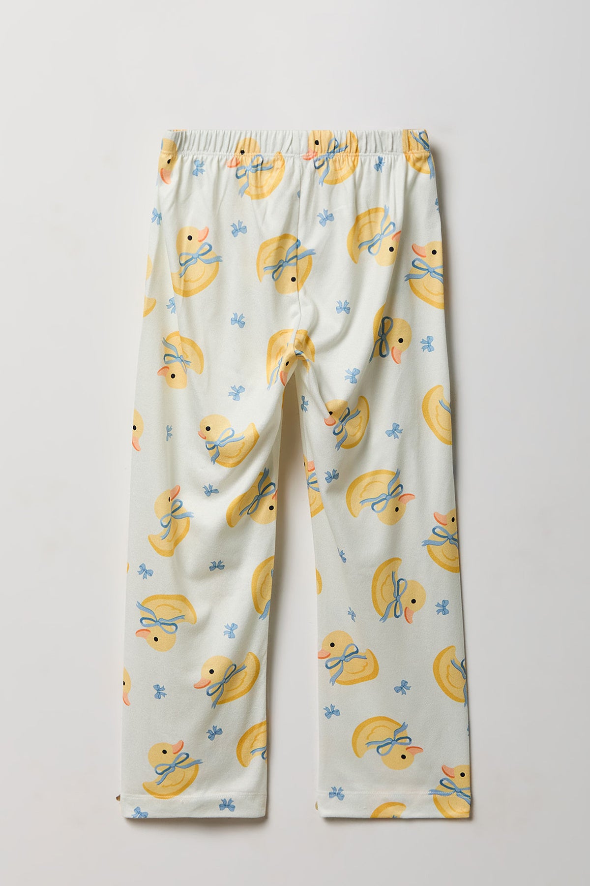 Vue alternative 5. Ensemble pyjama avec haut à manches longues en flanelle et pantalon imprimé pour fille
