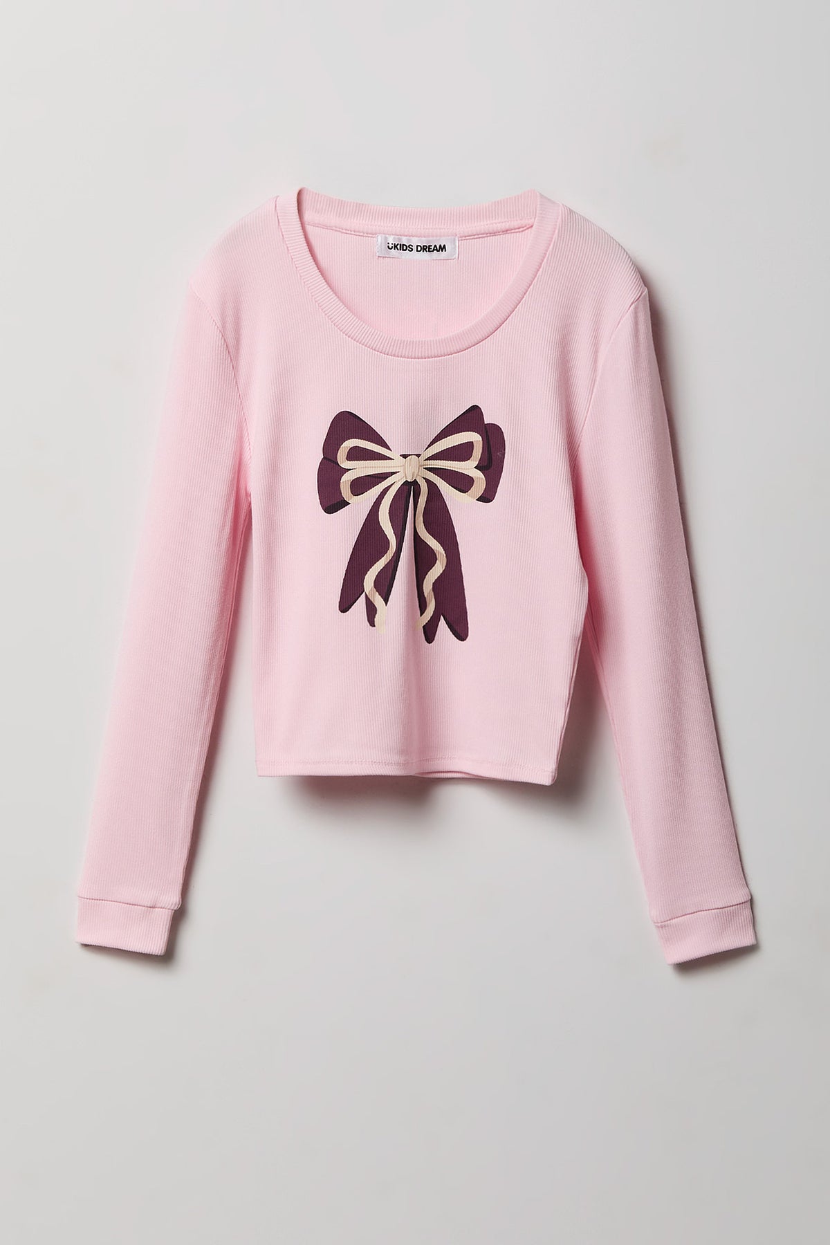 Vue alternative 2. Ensemble pyjama avec haut à manches longues en flanelle et pantalon imprimé pour fille