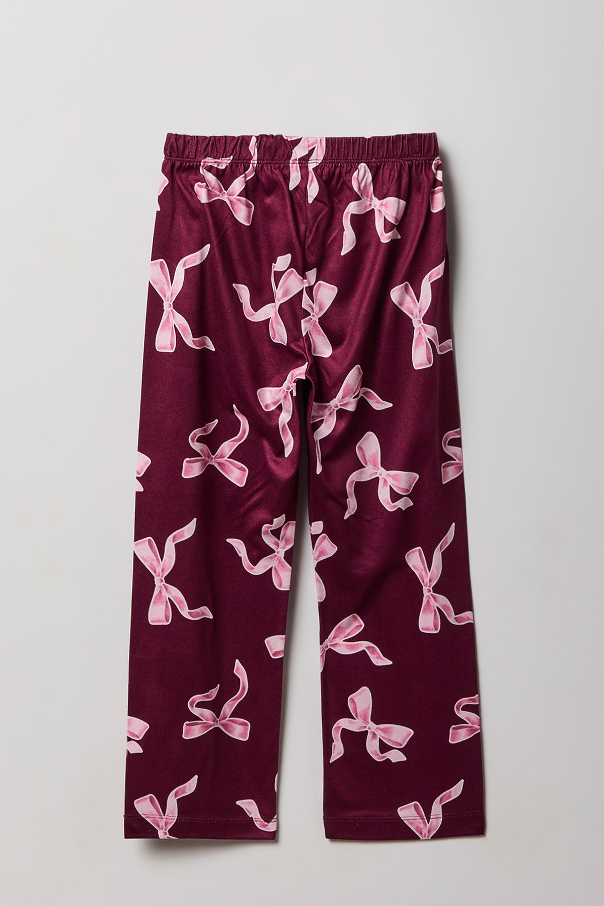 Vue alternative 5. Ensemble pyjama avec haut à manches longues en flanelle et pantalon imprimé pour fille