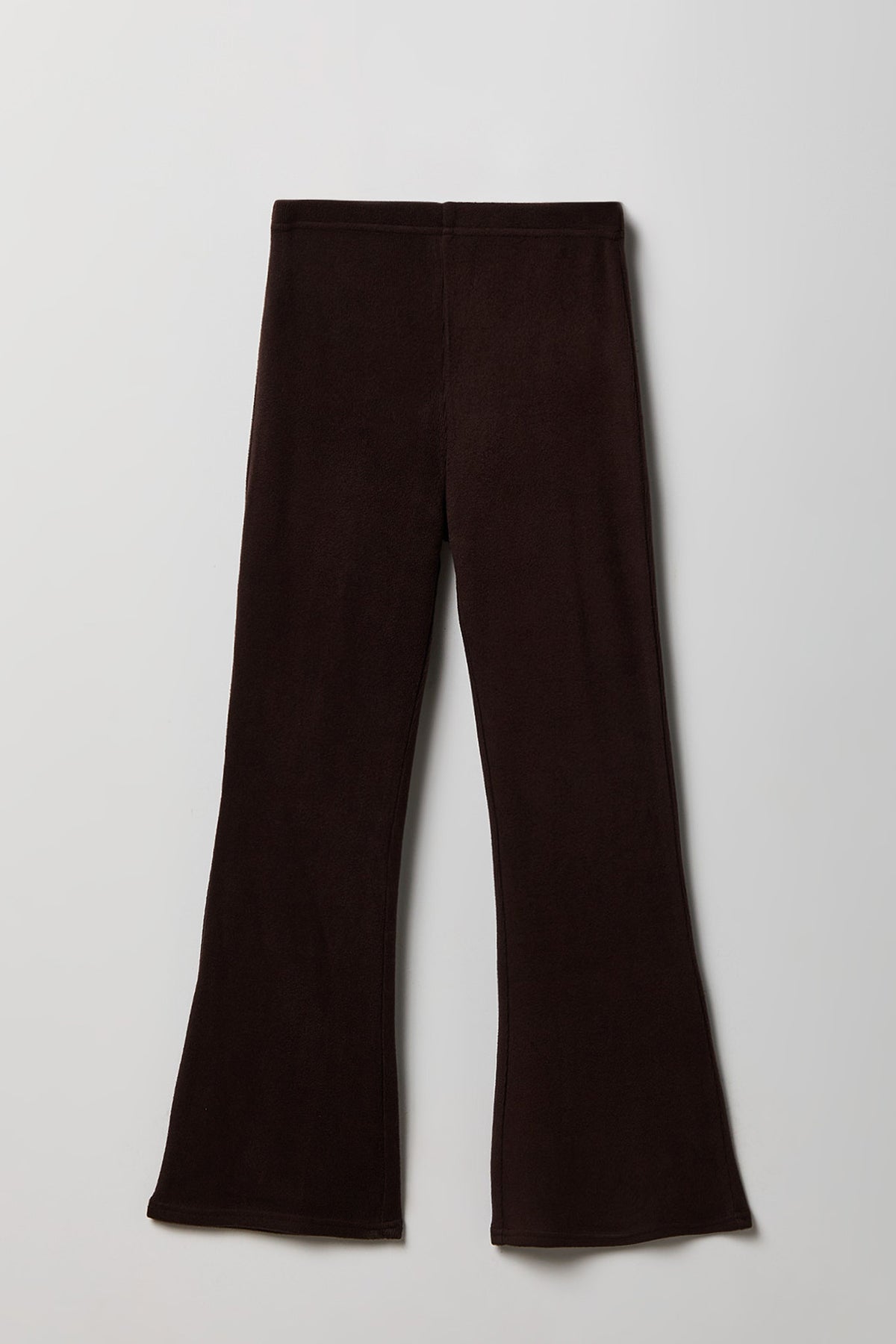 Alt View 4. Girls Ruched Long Sleeve & Flare Pant Set - Brown