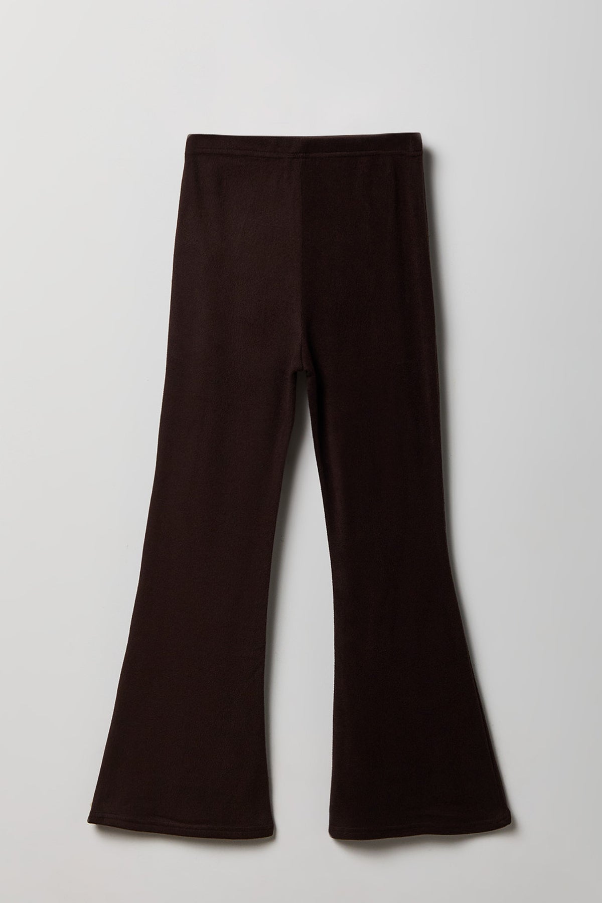 Alt View 5. Girls Ruched Long Sleeve & Flare Pant Set - Brown