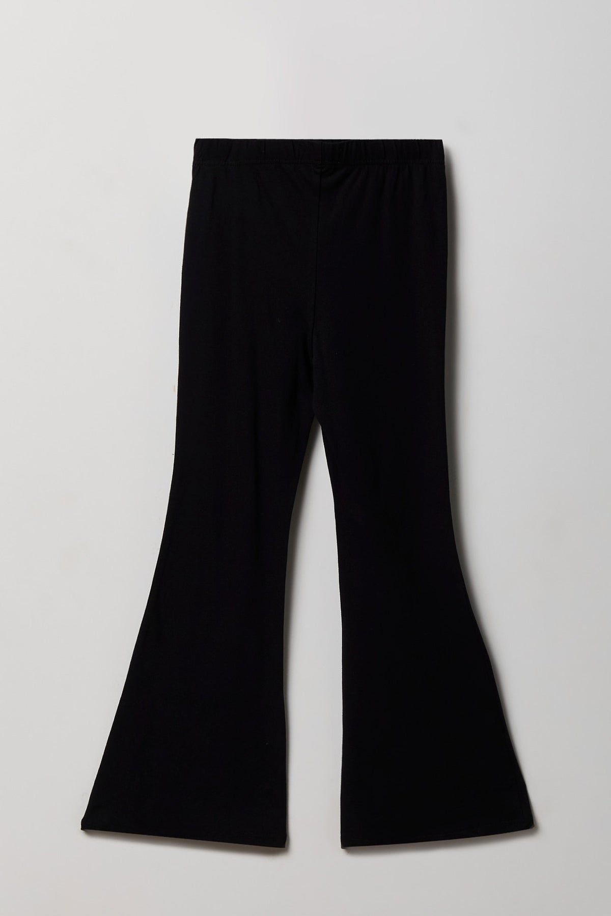 Alt View 5. Girls Rhinestone T-Shirt & Flare Pant Set - Black