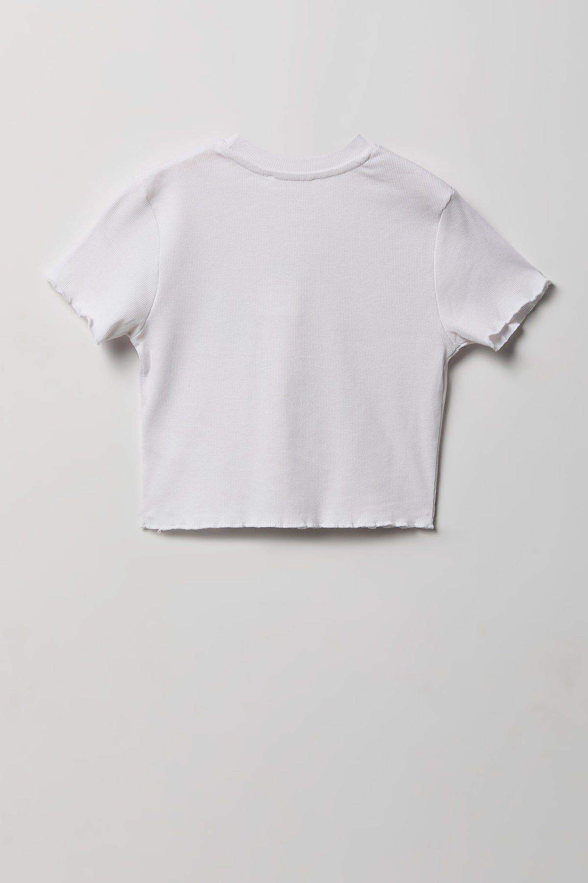 Vue alternative 3. Ensemble avec t-shirt orné de pierres du Rhin et pantalon à jambe évasée pour fille