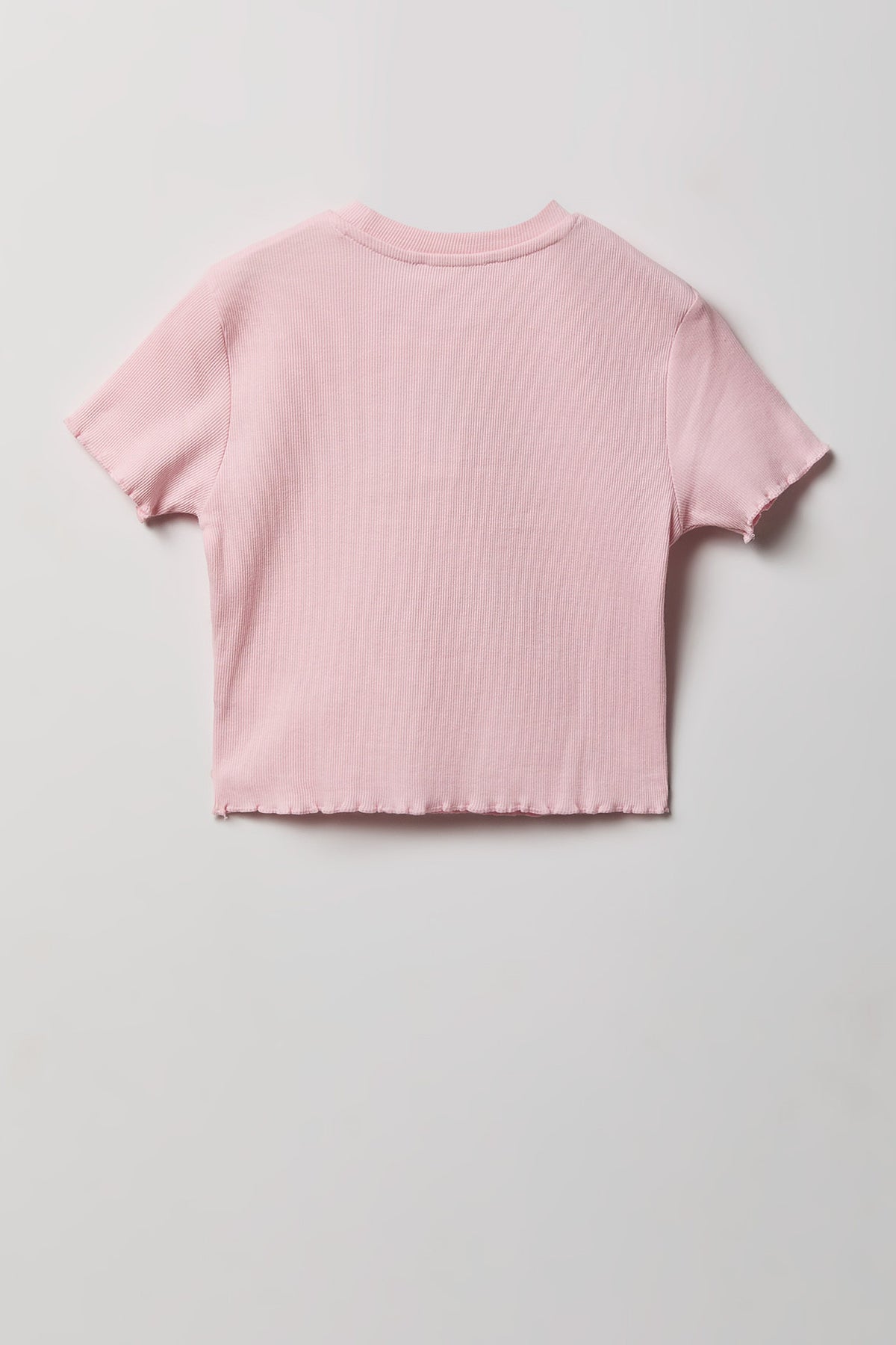 Vue alternative 3. Ensemble avec t-shirt orné de pierres du Rhin et pantalon à jambe évasée pour fille