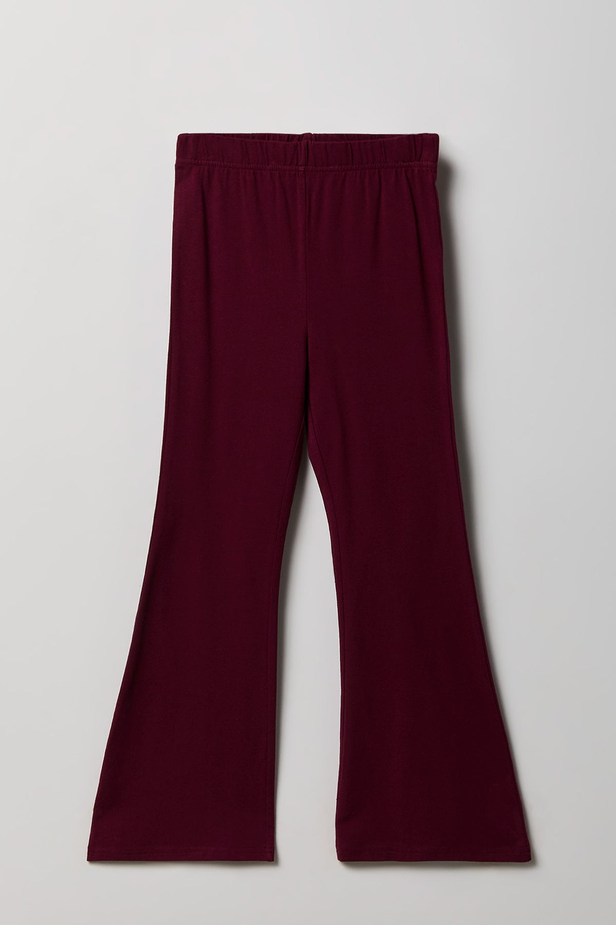 Vue alternative 4. Ensemble avec t-shirt orné de pierres du Rhin et pantalon à jambe évasée pour fille