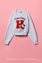Chandail en molleton avec motif brodé Hello Kitty® pour fille