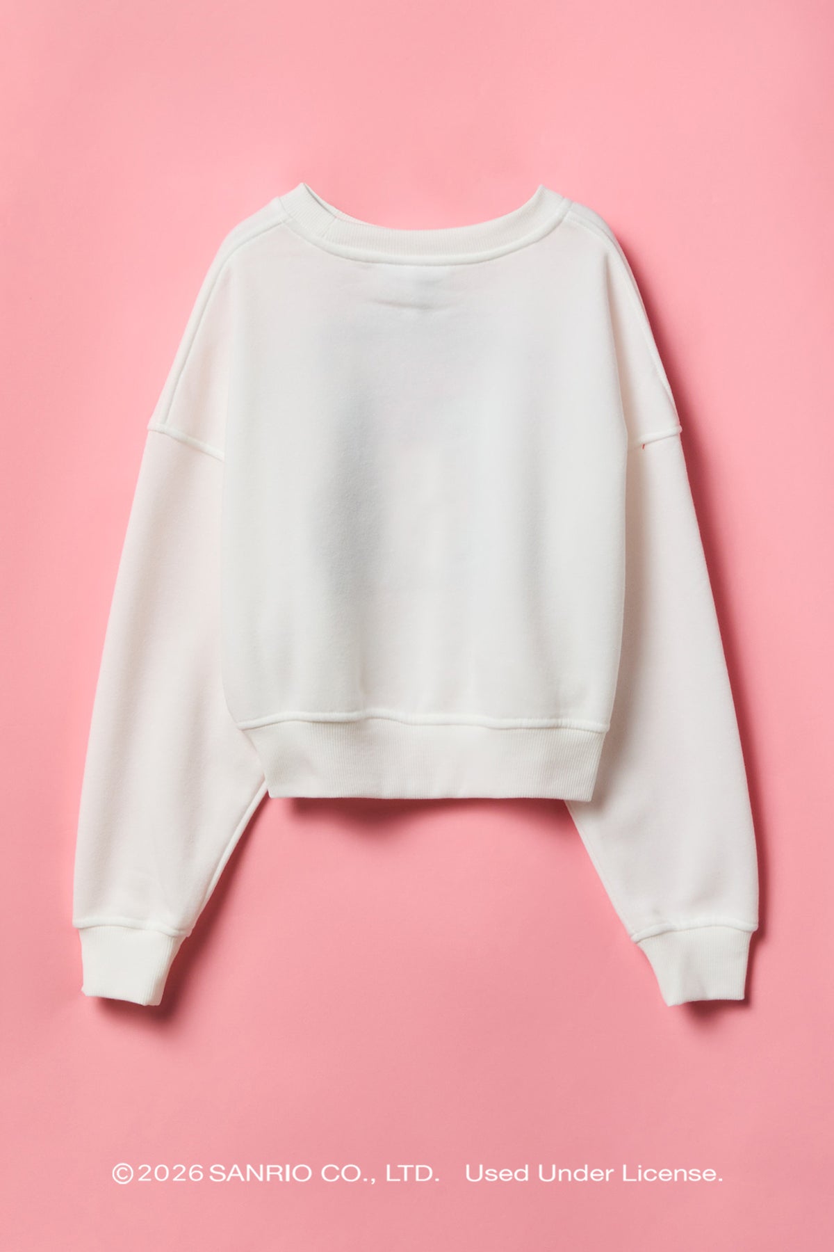 Alt View 2. My Melody™ Girls Embroidered Fleece Sweatshirt - White